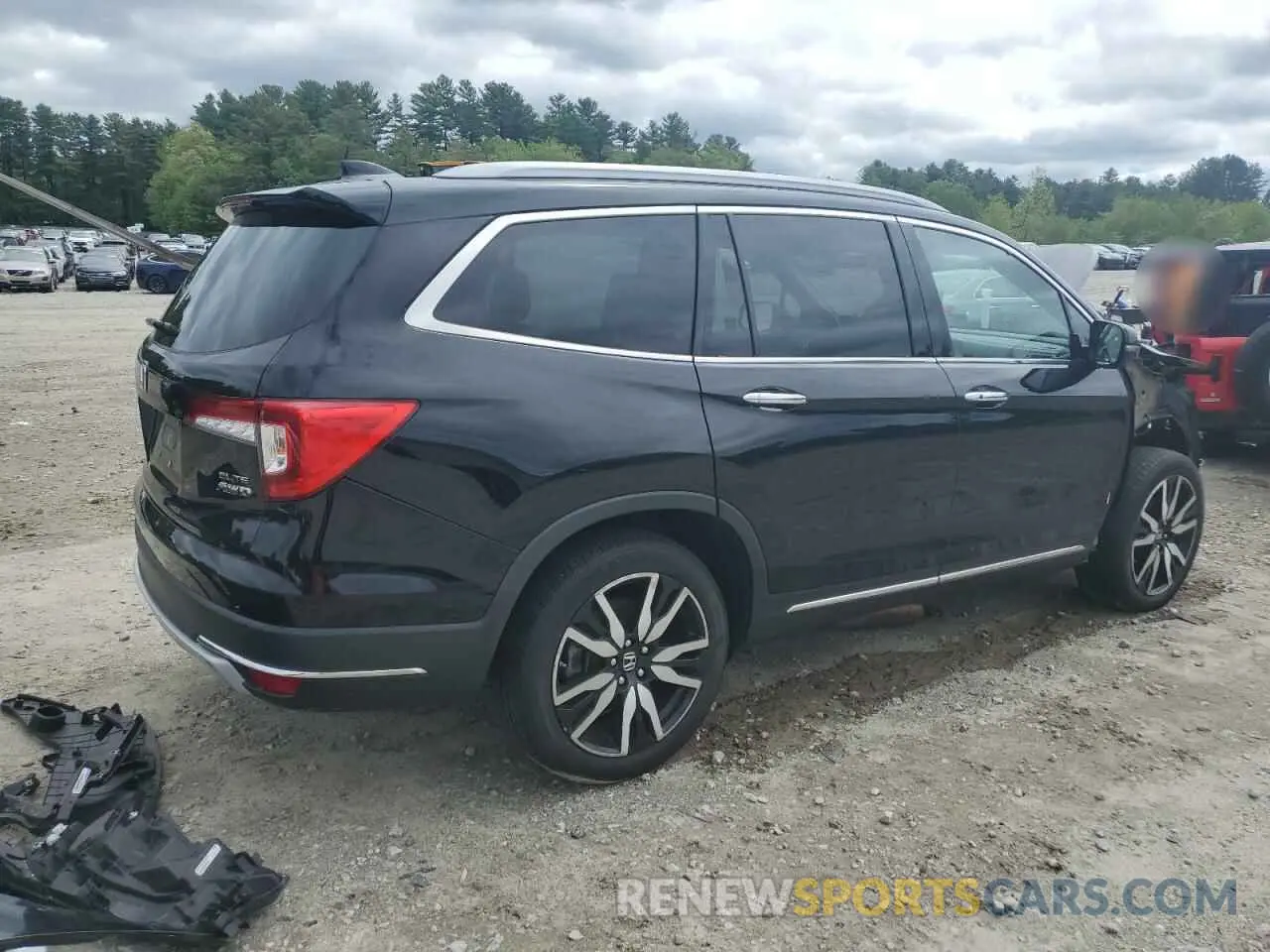 3 Photograph of a damaged car 5FNYF6H06NB001882 HONDA PILOT 2022