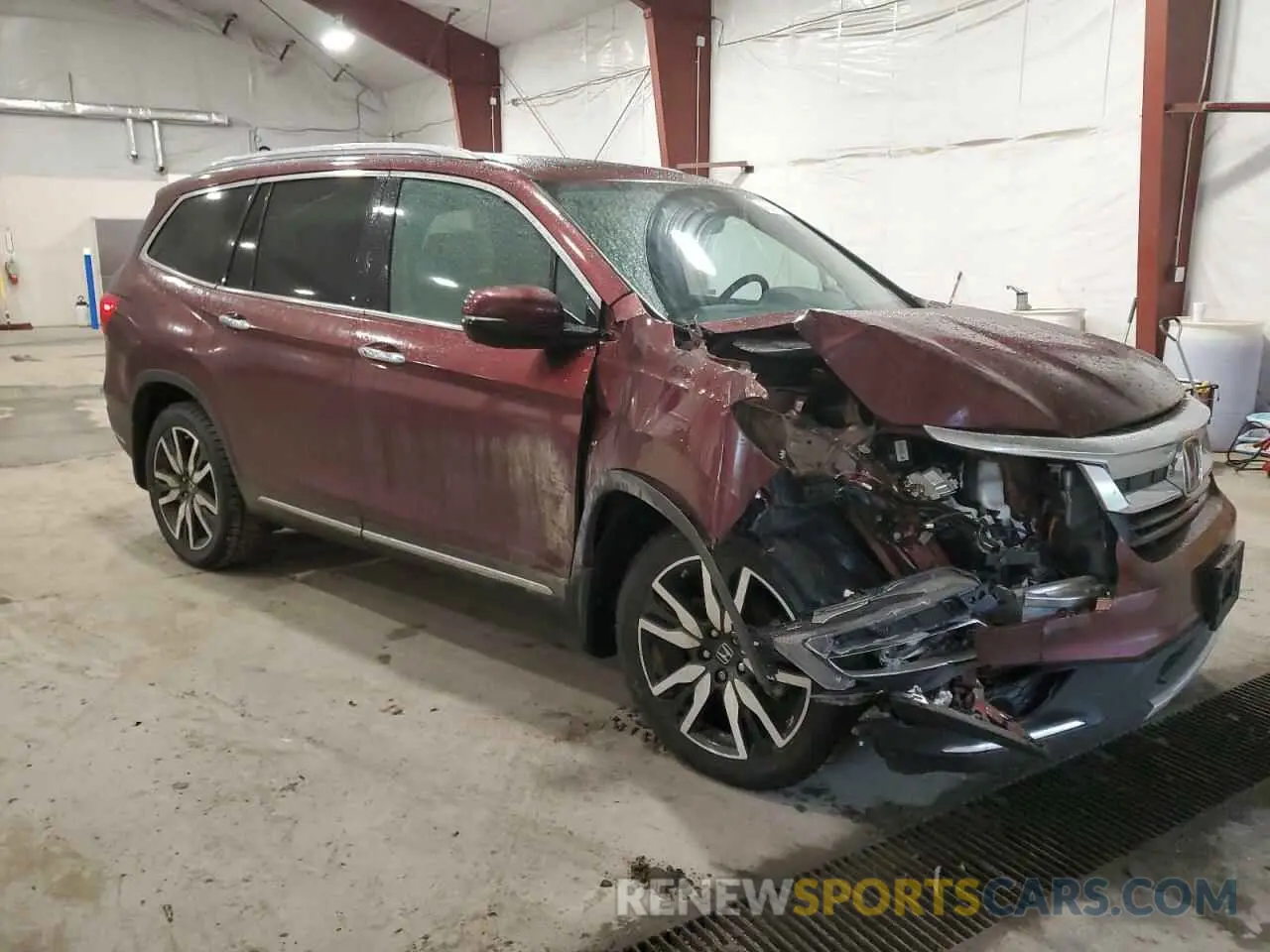 4 Фотография поврежденного автомобиля 5FNYF6H09NB072333 HONDA PILOT 2022