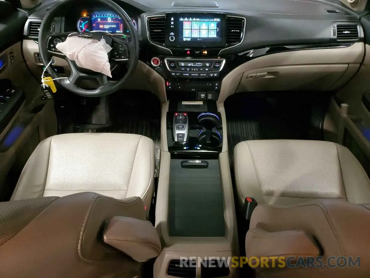 8 Фотография поврежденного автомобиля 5FNYF6H09NB072333 HONDA PILOT 2022