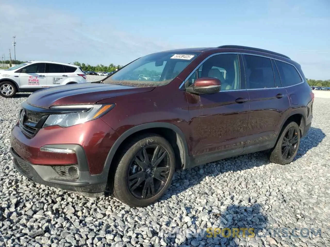 1 Photograph of a damaged car 5FNYF6H20NB087983 HONDA PILOT 2022