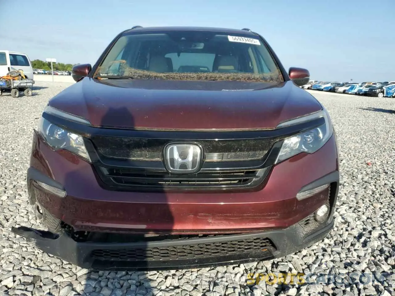 5 Photograph of a damaged car 5FNYF6H20NB087983 HONDA PILOT 2022