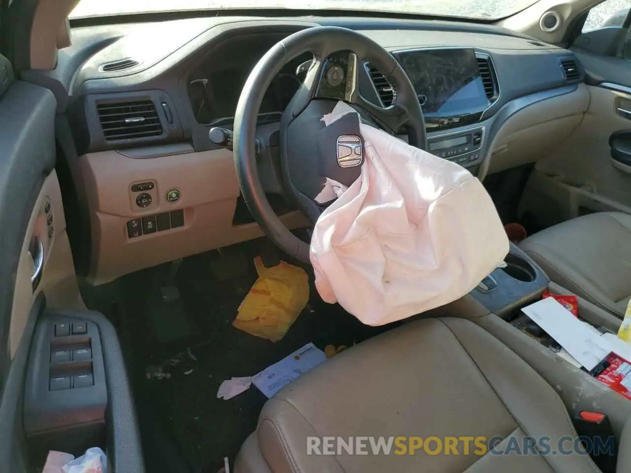 8 Photograph of a damaged car 5FNYF6H20NB087983 HONDA PILOT 2022