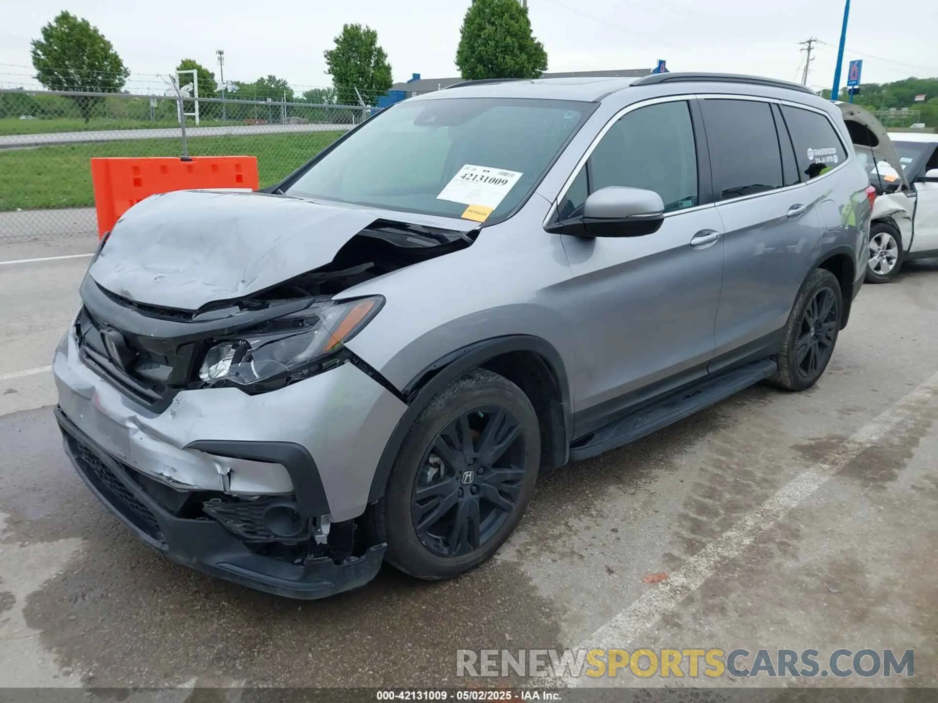 2 Photograph of a damaged car 5FNYF6H20NB096473 HONDA PILOT 2022