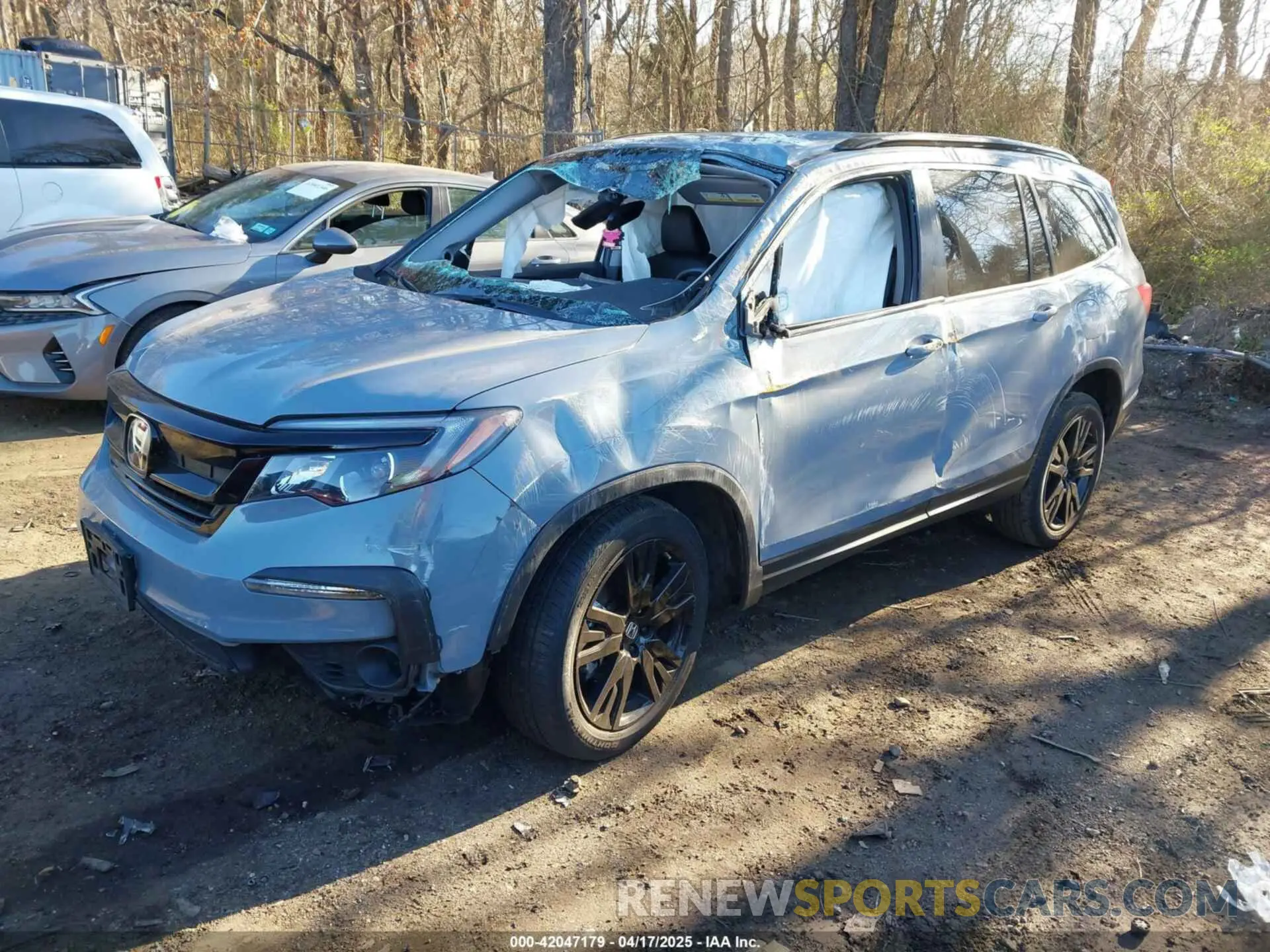 2 Фотография поврежденного автомобиля 5FNYF6H21NB089239 HONDA PILOT 2022
