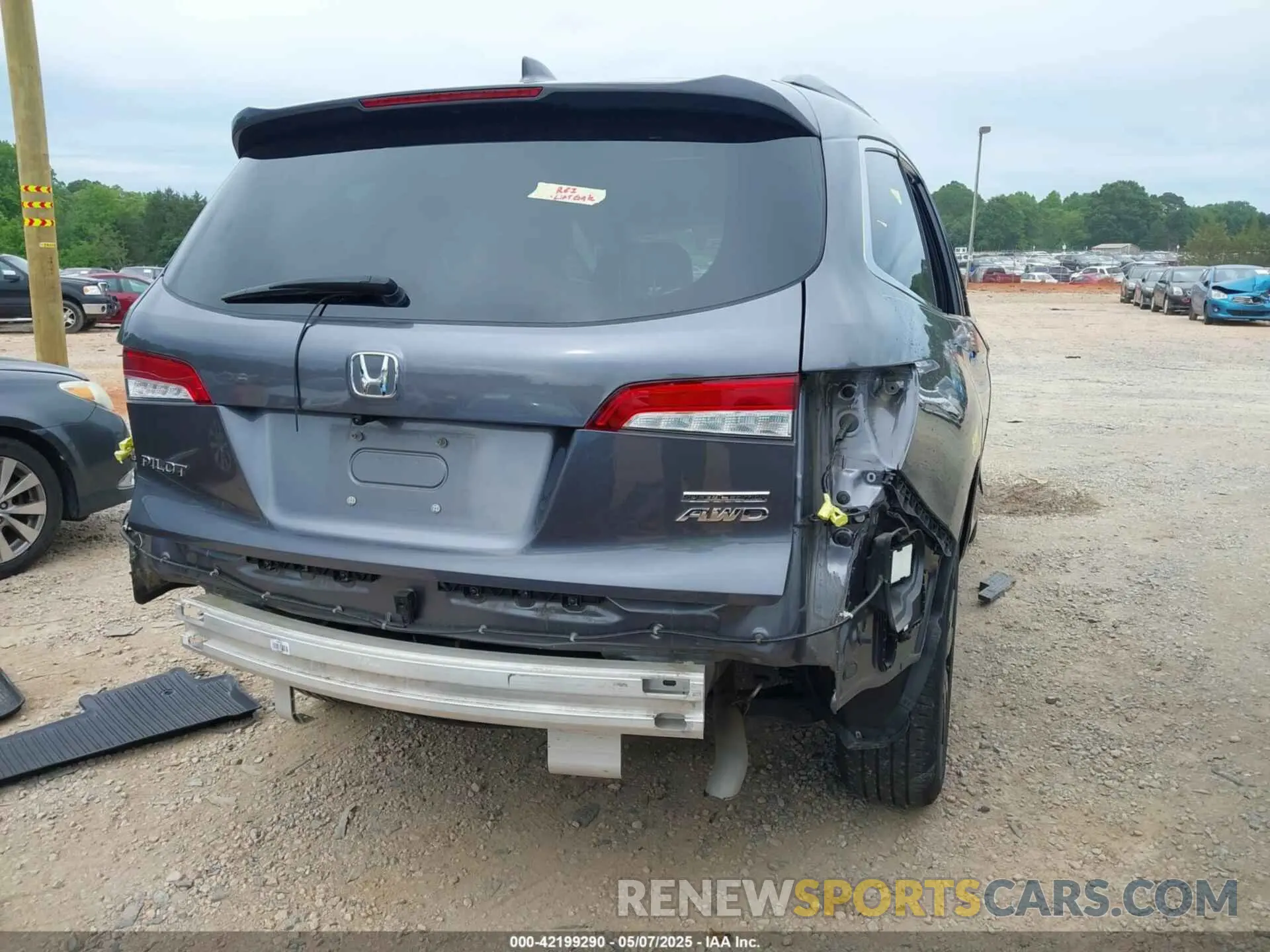 20 Photograph of a damaged car 5FNYF6H21NB096658 HONDA PILOT 2022