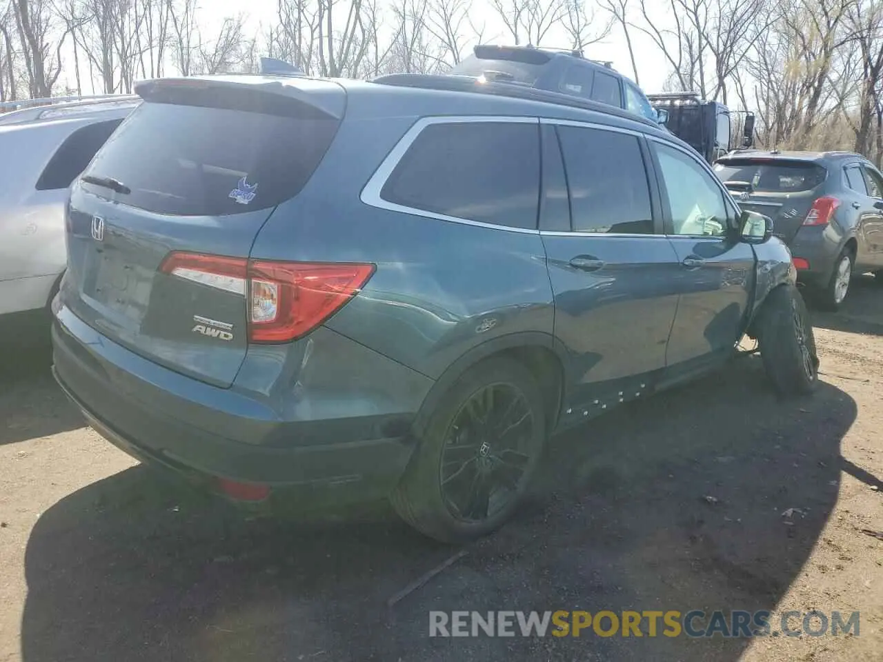 3 Фотография поврежденного автомобиля 5FNYF6H22NB044102 HONDA PILOT 2022