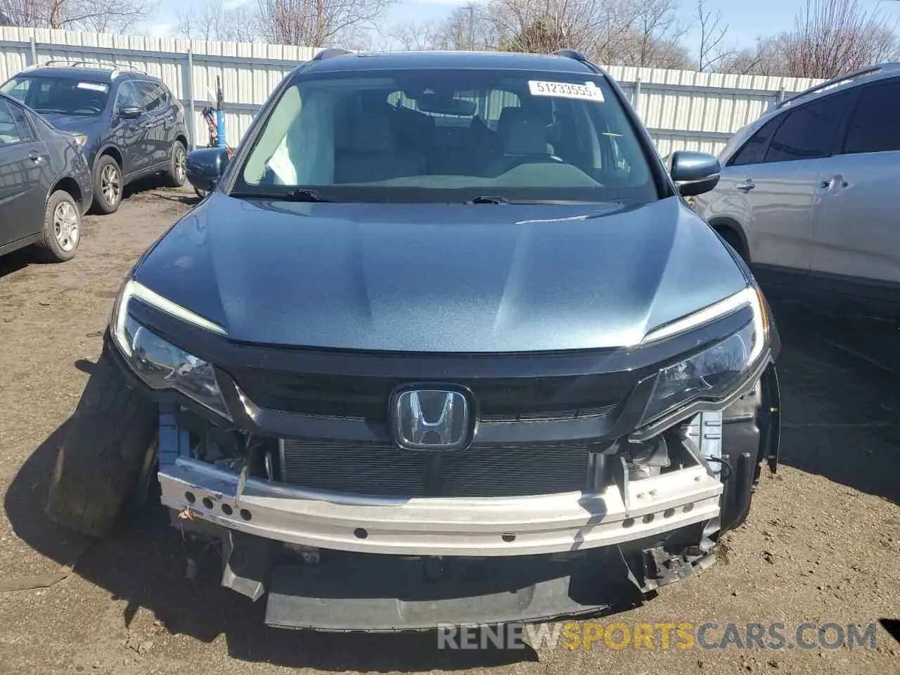 5 Фотография поврежденного автомобиля 5FNYF6H22NB044102 HONDA PILOT 2022