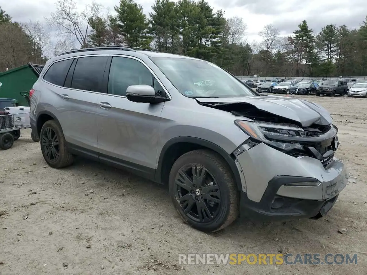 4 Photograph of a damaged car 5FNYF6H23NB052712 HONDA PILOT 2022