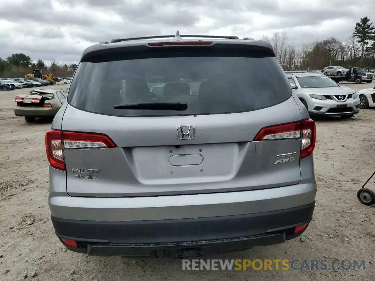 6 Photograph of a damaged car 5FNYF6H23NB052712 HONDA PILOT 2022