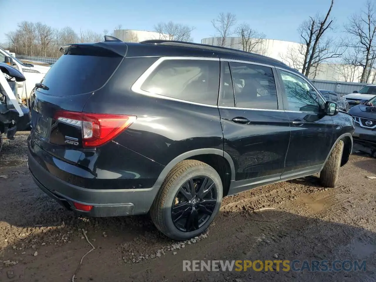 3 Photograph of a damaged car 5FNYF6H23NB078193 HONDA PILOT 2022