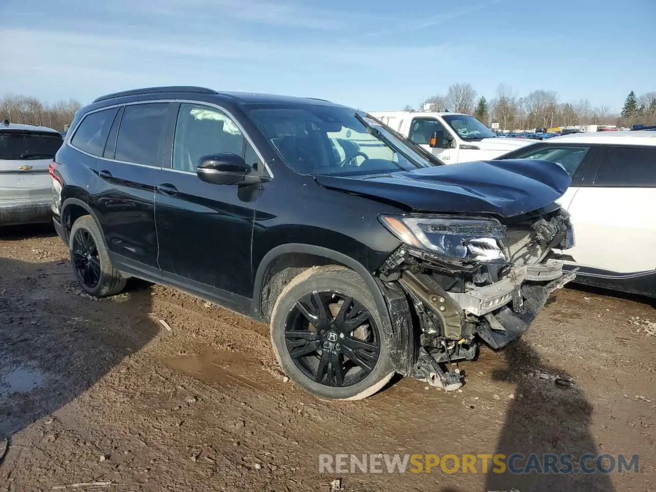 4 Photograph of a damaged car 5FNYF6H23NB078193 HONDA PILOT 2022