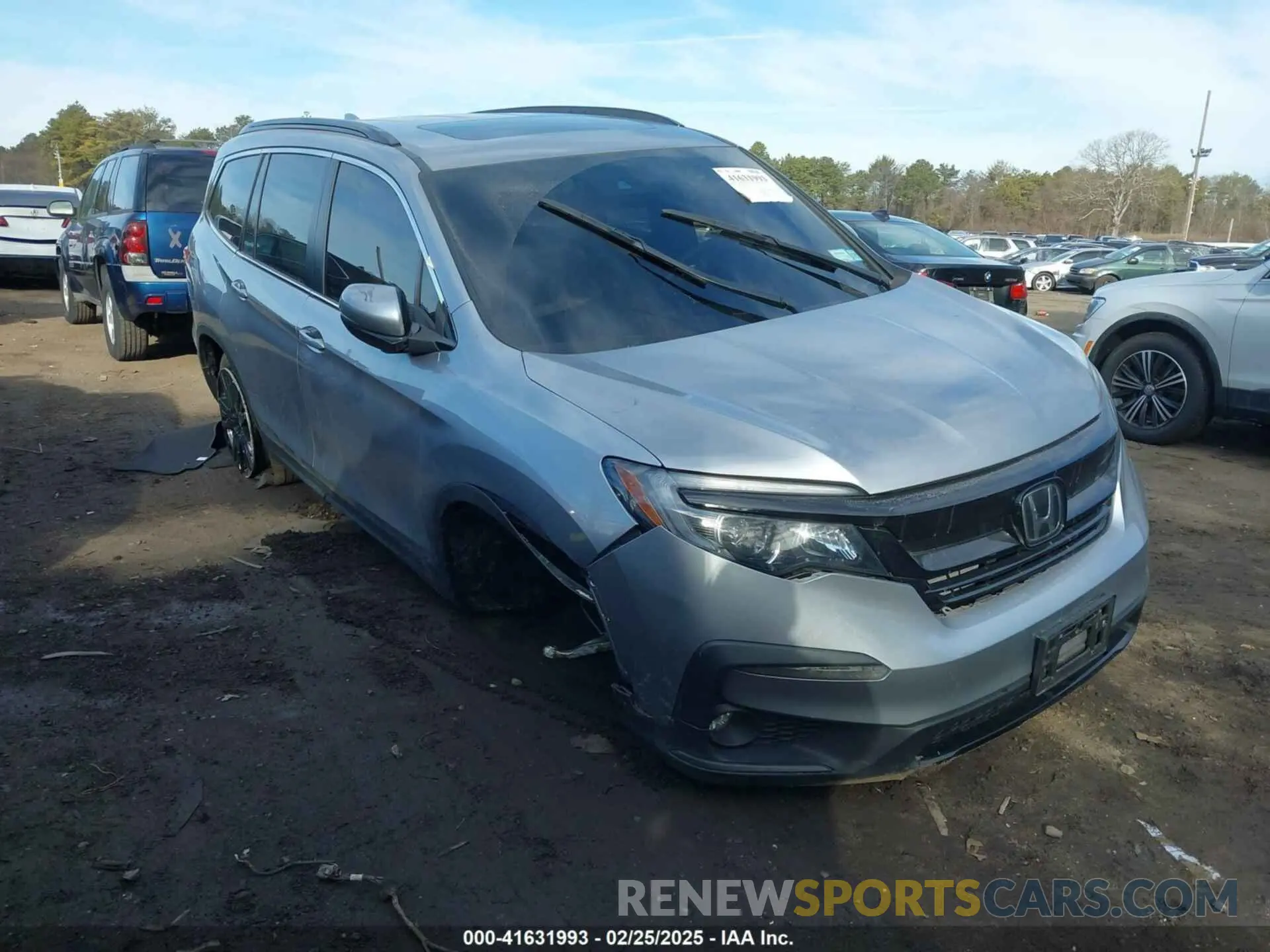 13 Photograph of a damaged car 5FNYF6H24NB062410 HONDA PILOT 2022