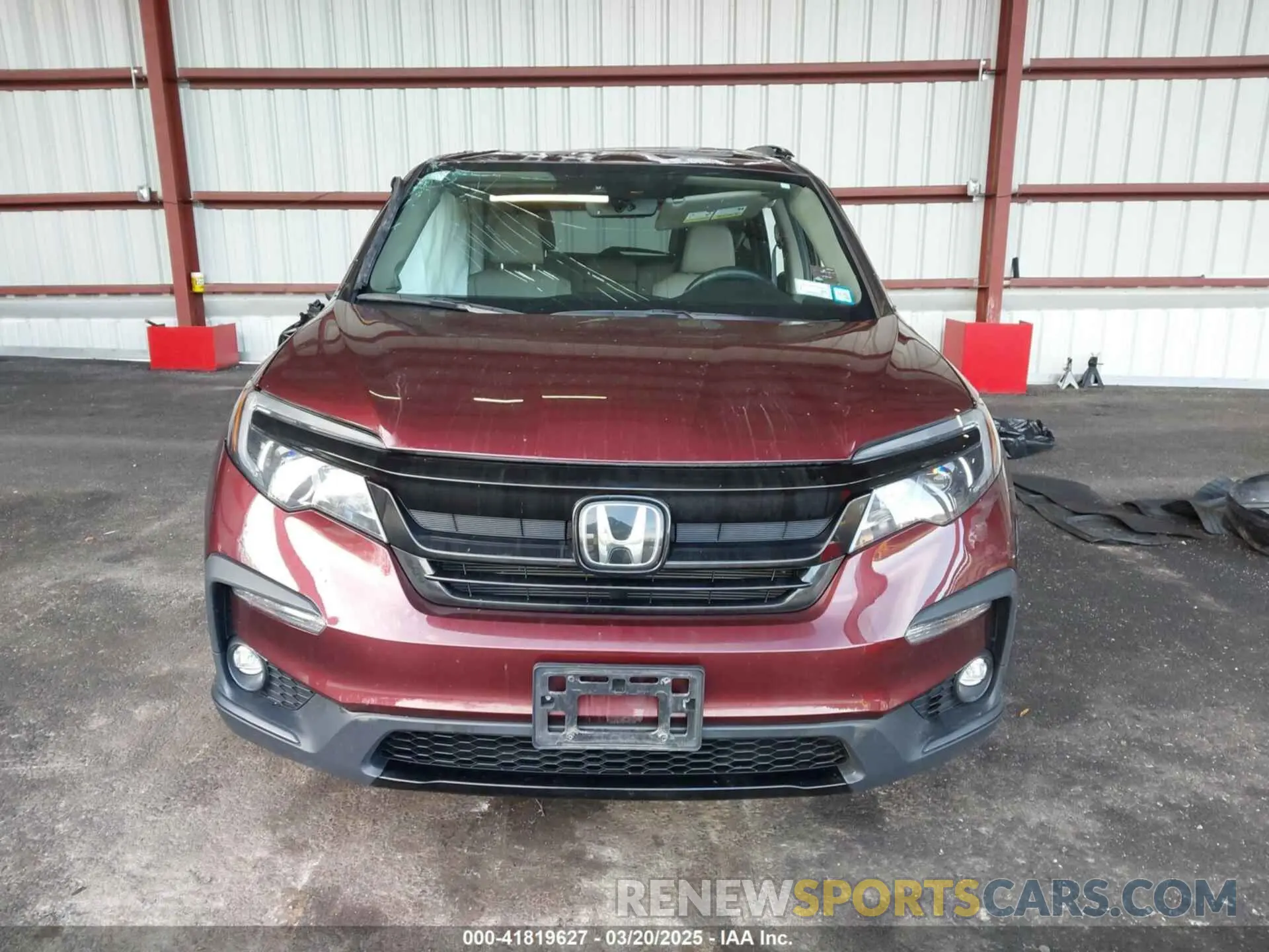 12 Photograph of a damaged car 5FNYF6H26NB100994 HONDA PILOT 2022