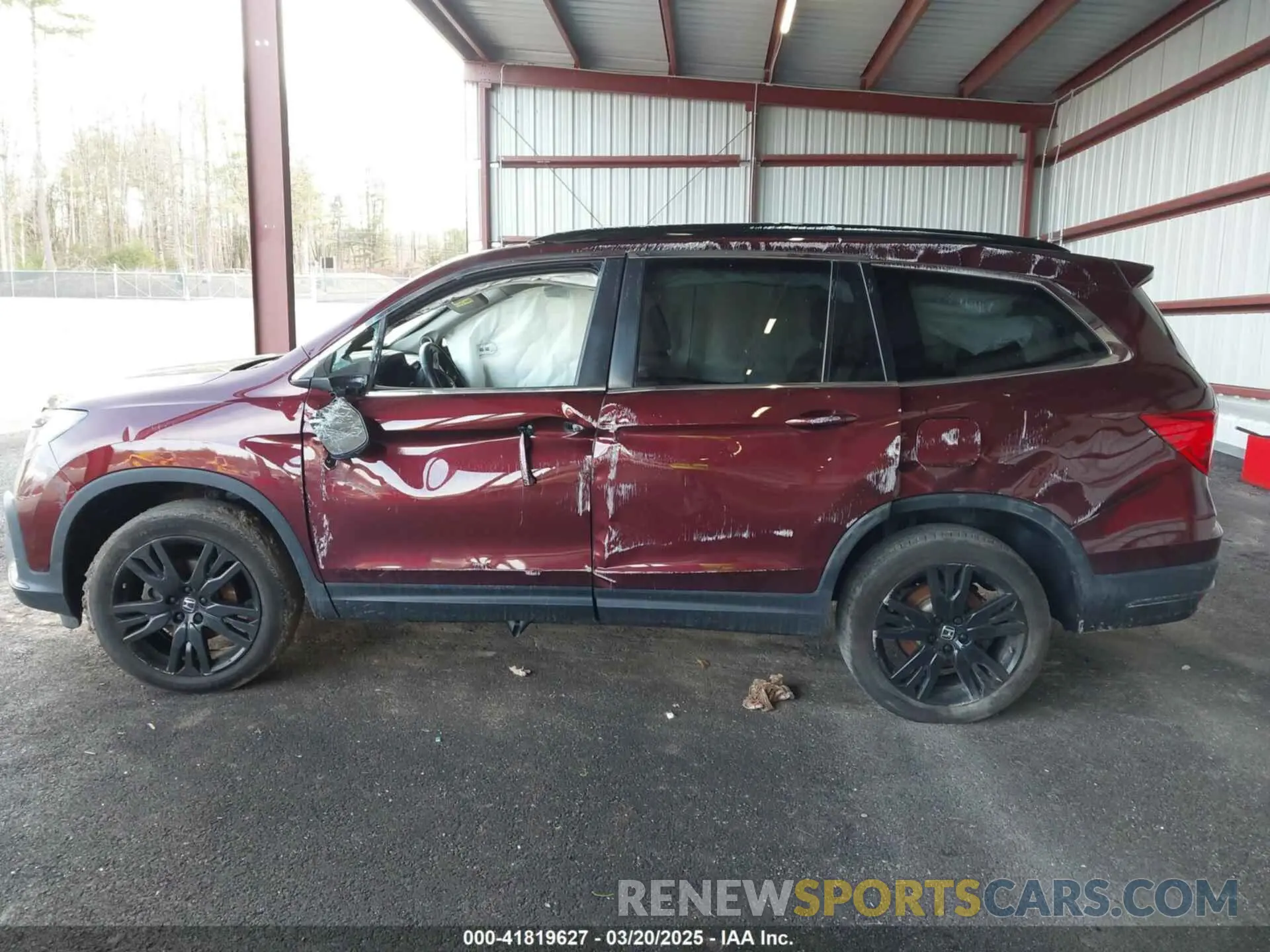 14 Photograph of a damaged car 5FNYF6H26NB100994 HONDA PILOT 2022