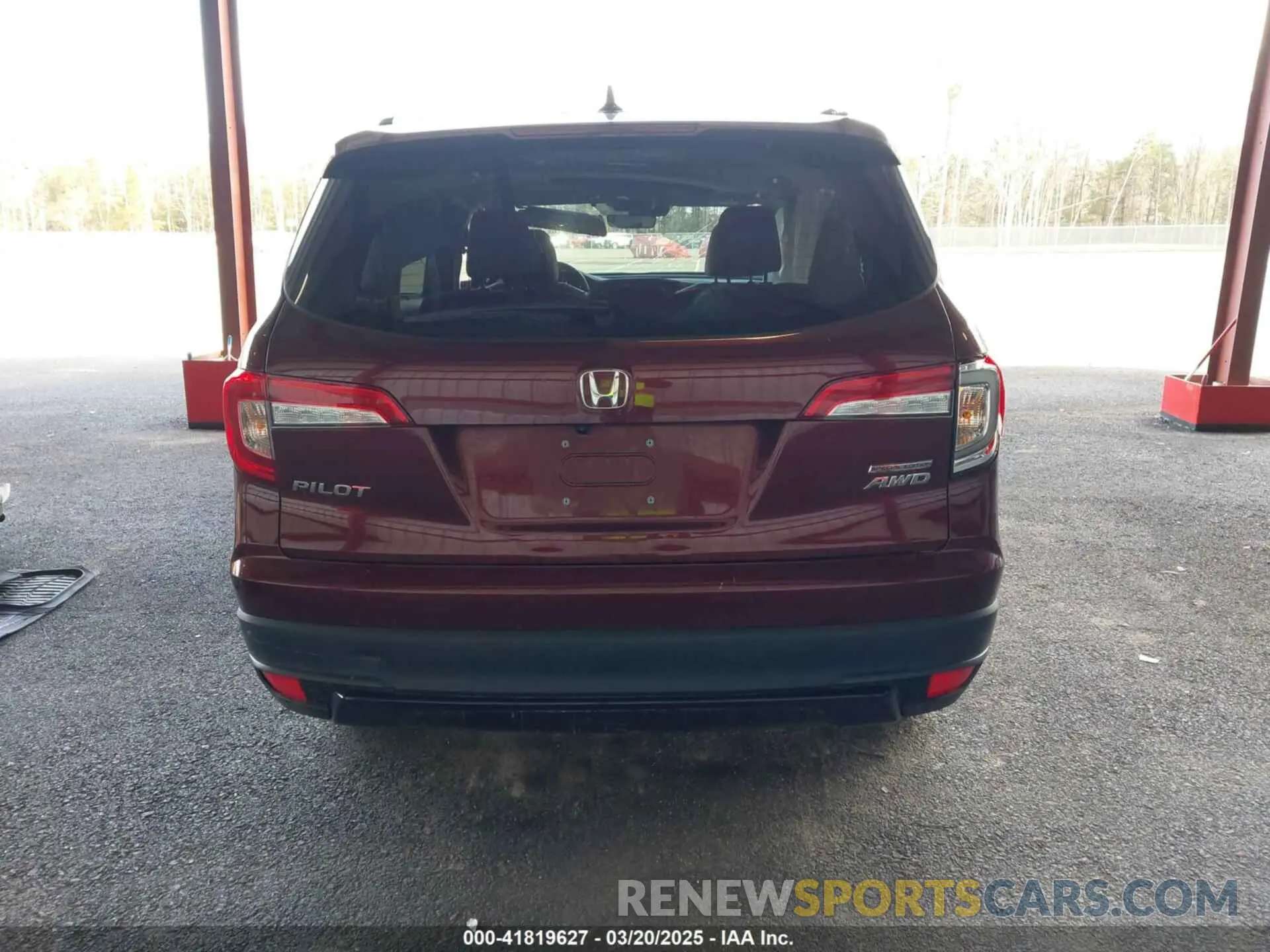 16 Photograph of a damaged car 5FNYF6H26NB100994 HONDA PILOT 2022