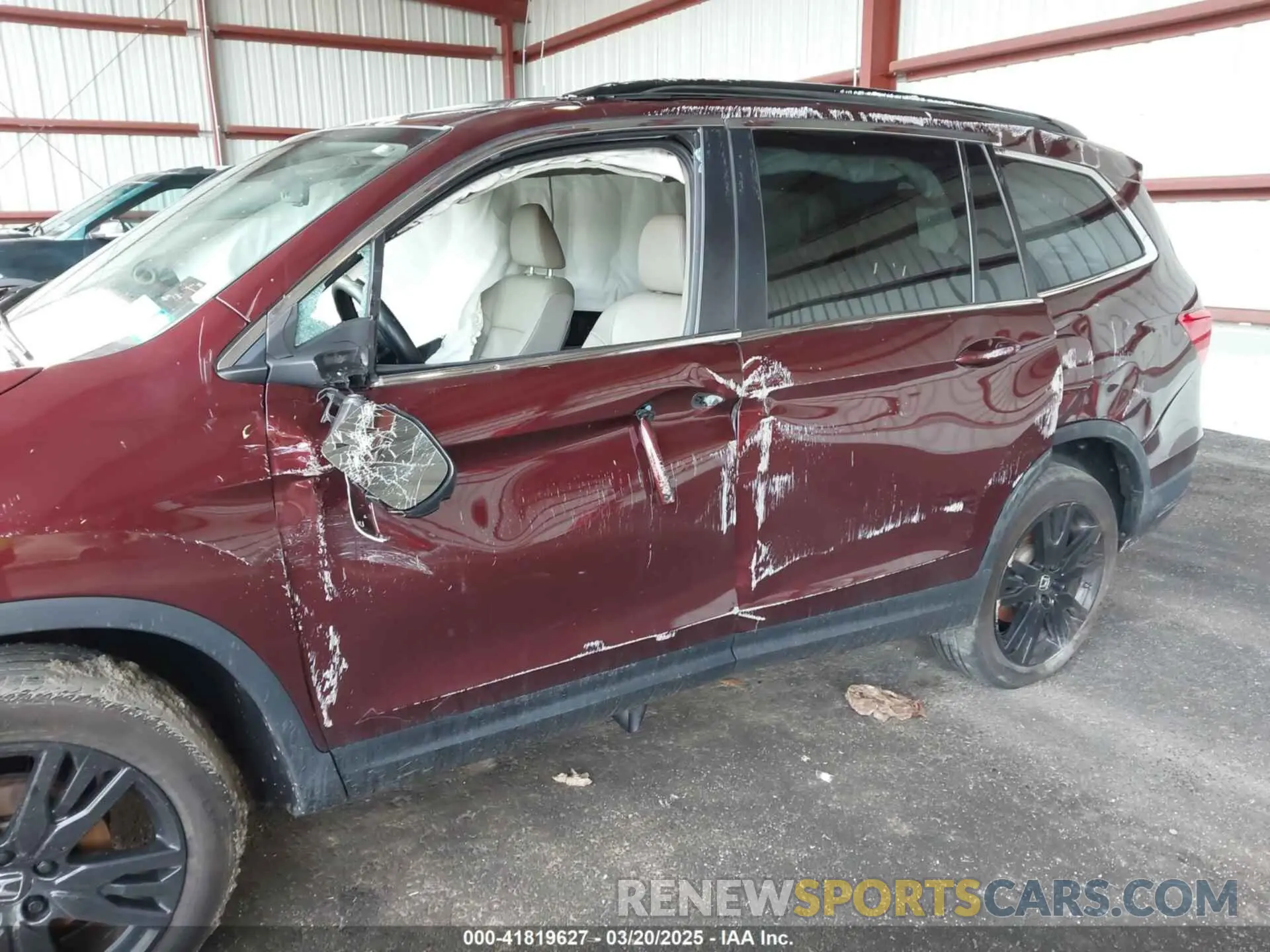 6 Photograph of a damaged car 5FNYF6H26NB100994 HONDA PILOT 2022