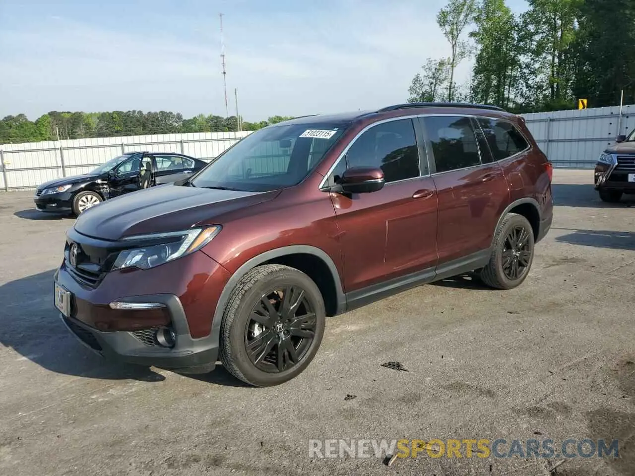 1 Фотография поврежденного автомобиля 5FNYF6H28NB074950 HONDA PILOT 2022