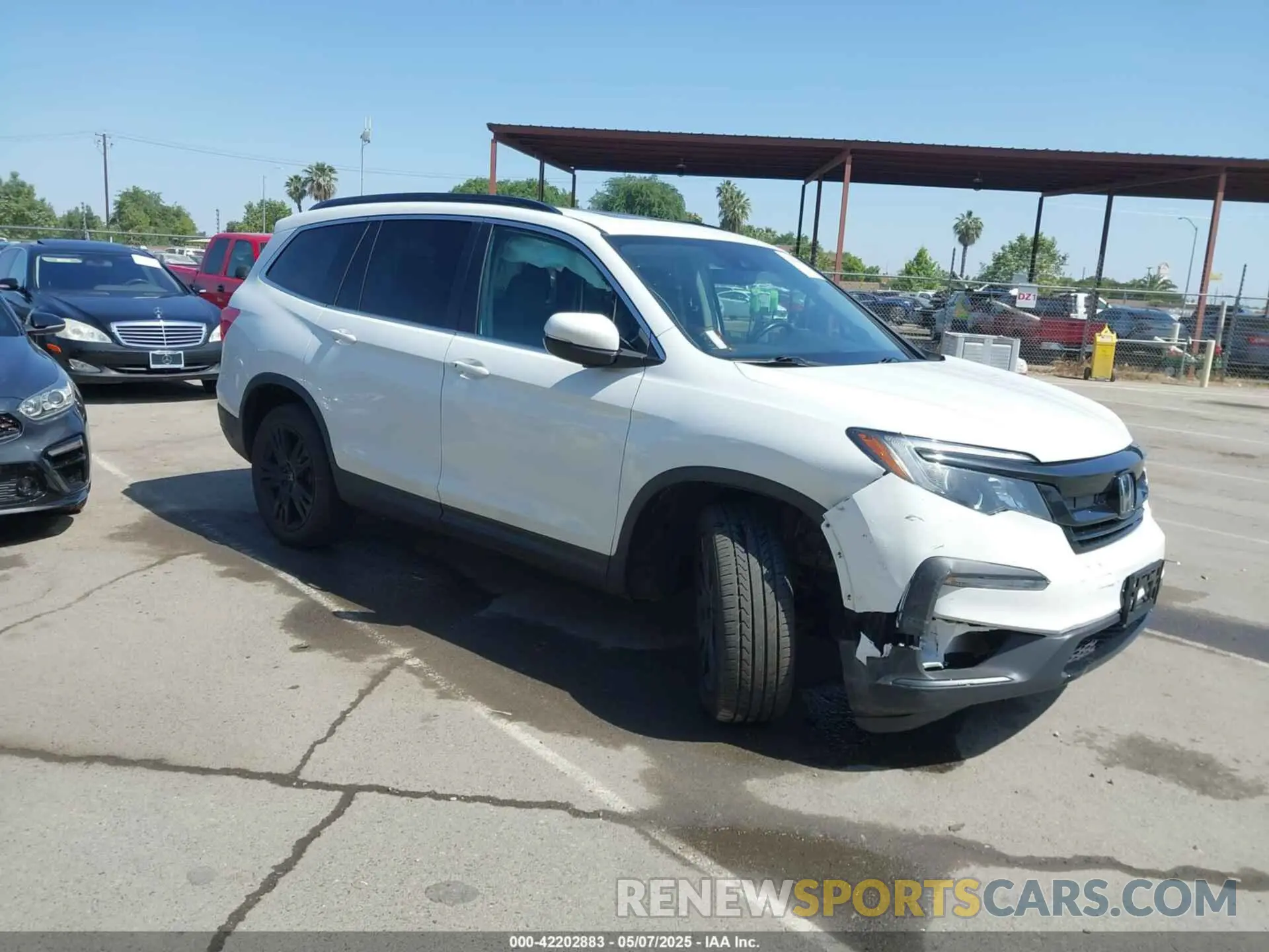 1 Photograph of a damaged car 5FNYF6H2XNB060029 HONDA PILOT 2022