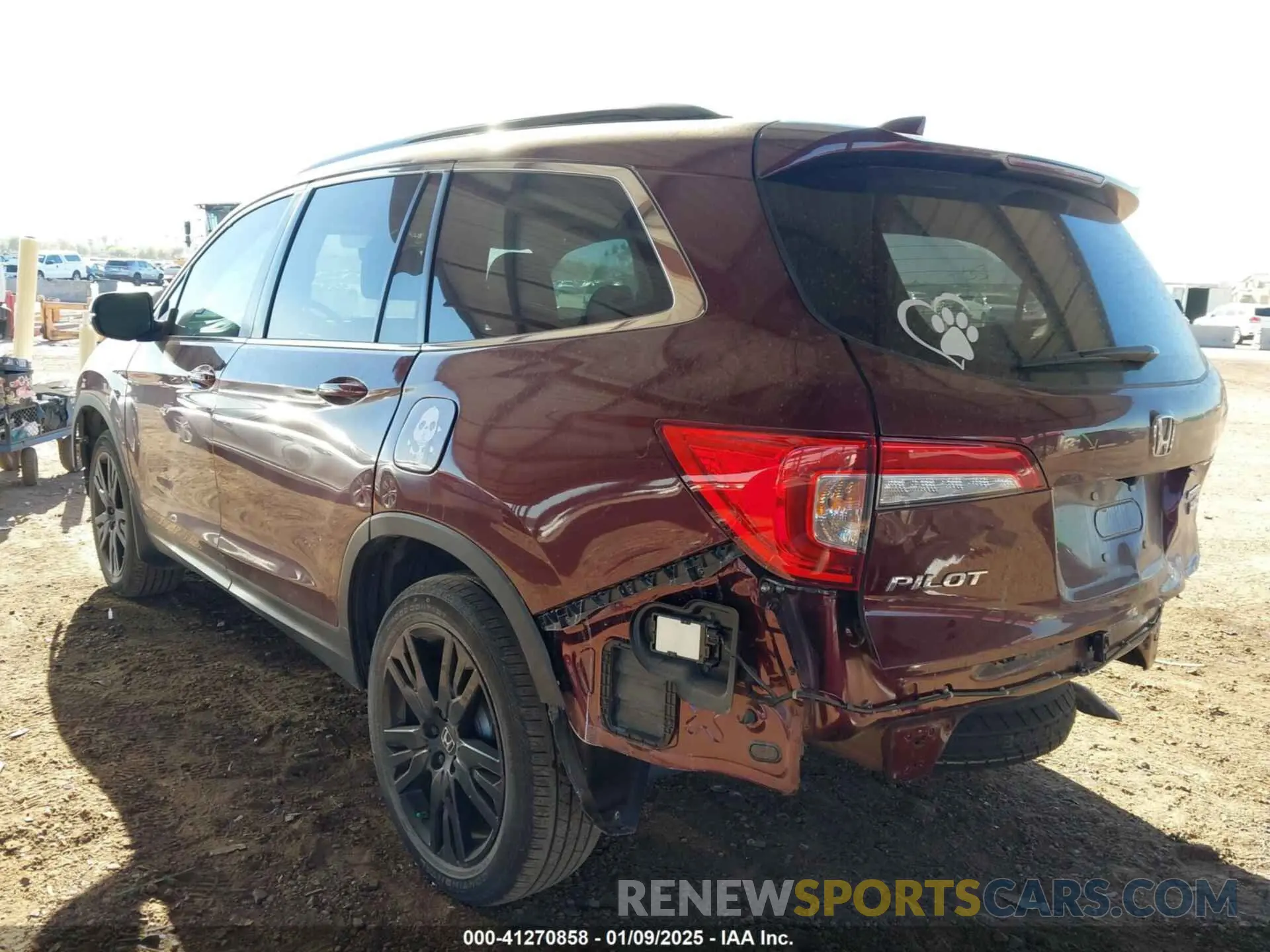 3 Фотография поврежденного автомобиля 5FNYF6H2XNB087991 HONDA PILOT 2022