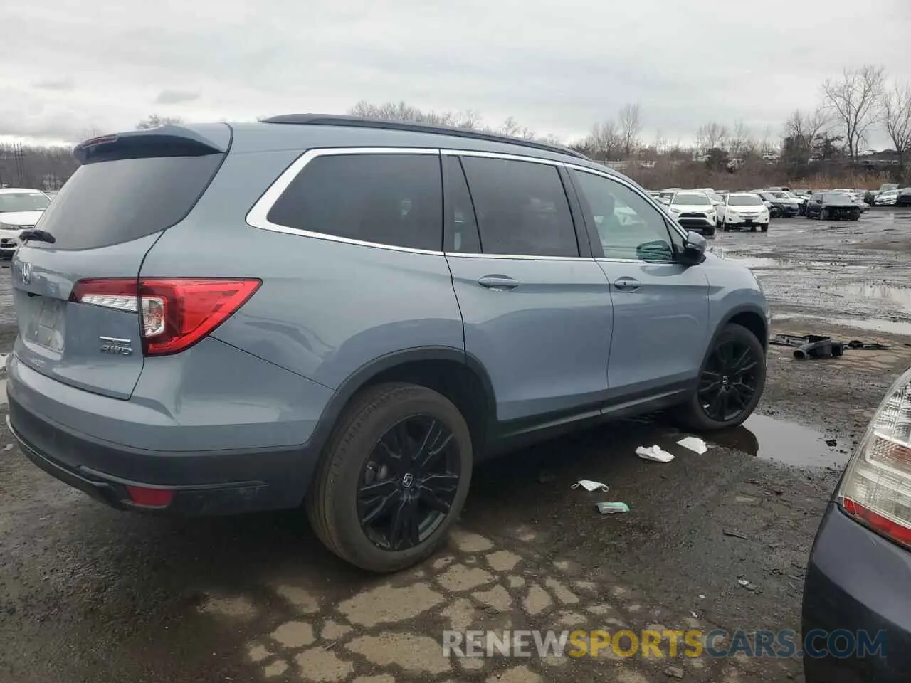 3 Photograph of a damaged car 5FNYF6H2XNB105339 HONDA PILOT 2022