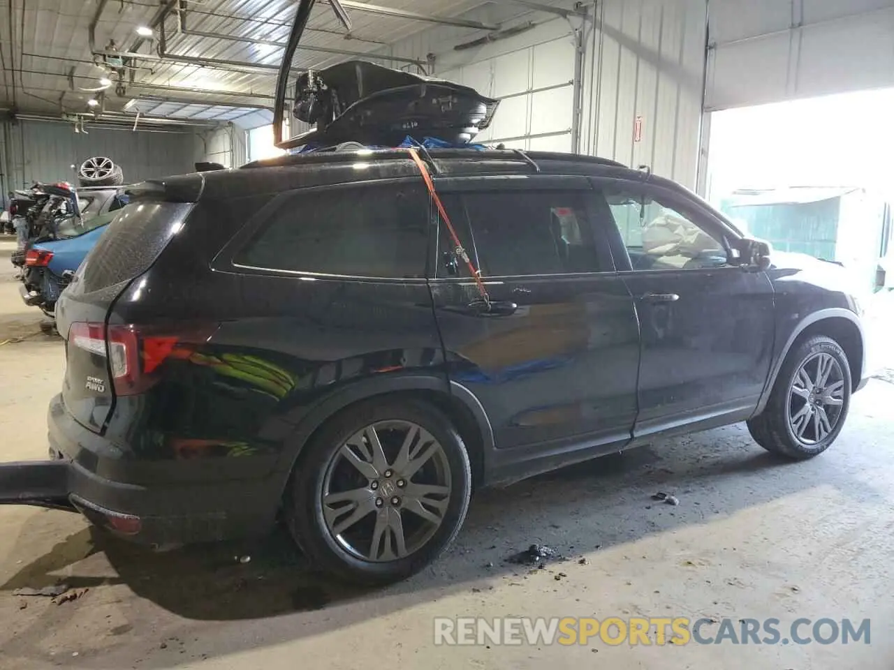 3 Photograph of a damaged car 5FNYF6H32NB091042 HONDA PILOT 2022