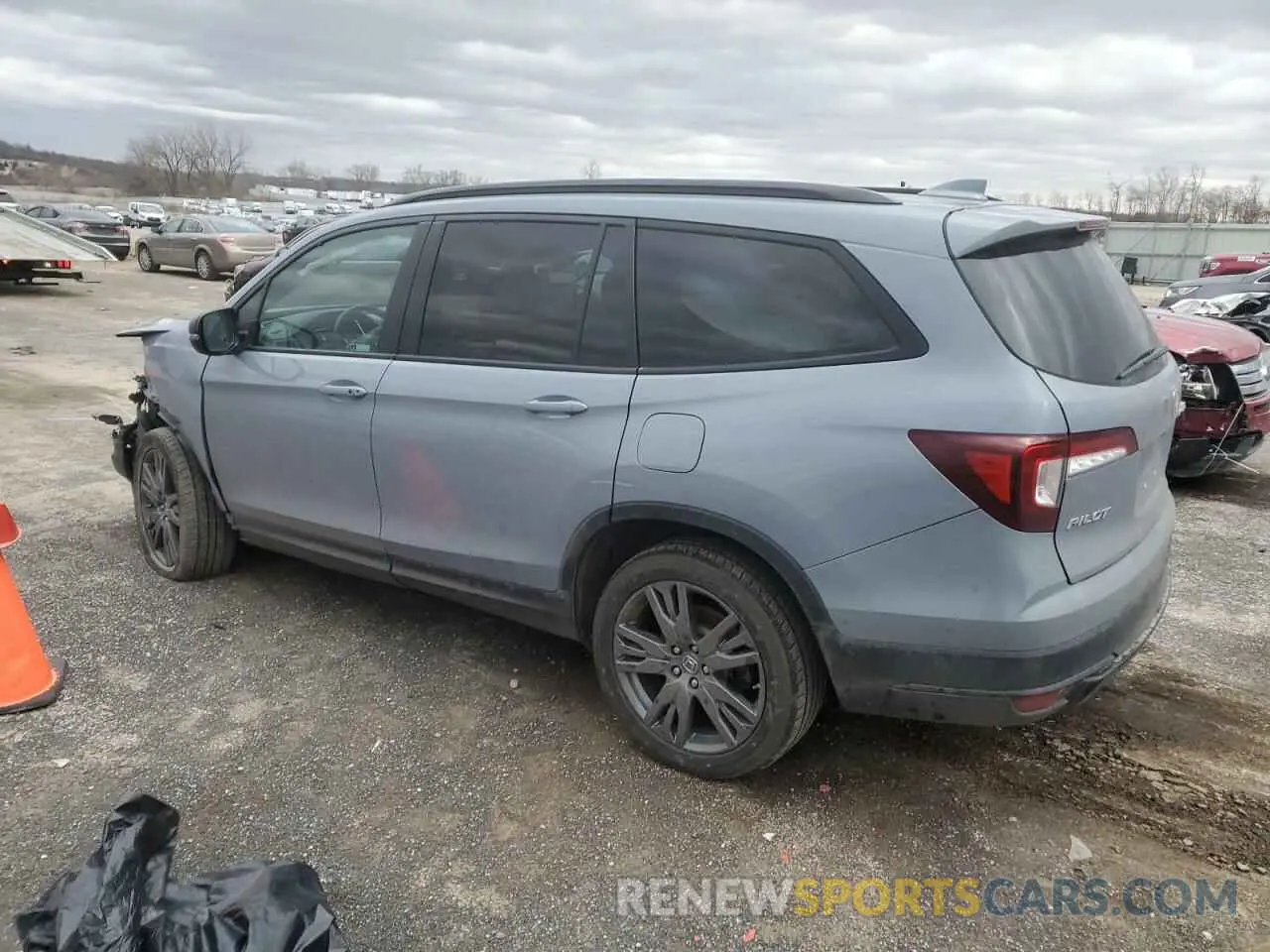 2 Фотография поврежденного автомобиля 5FNYF6H33NB046269 HONDA PILOT 2022