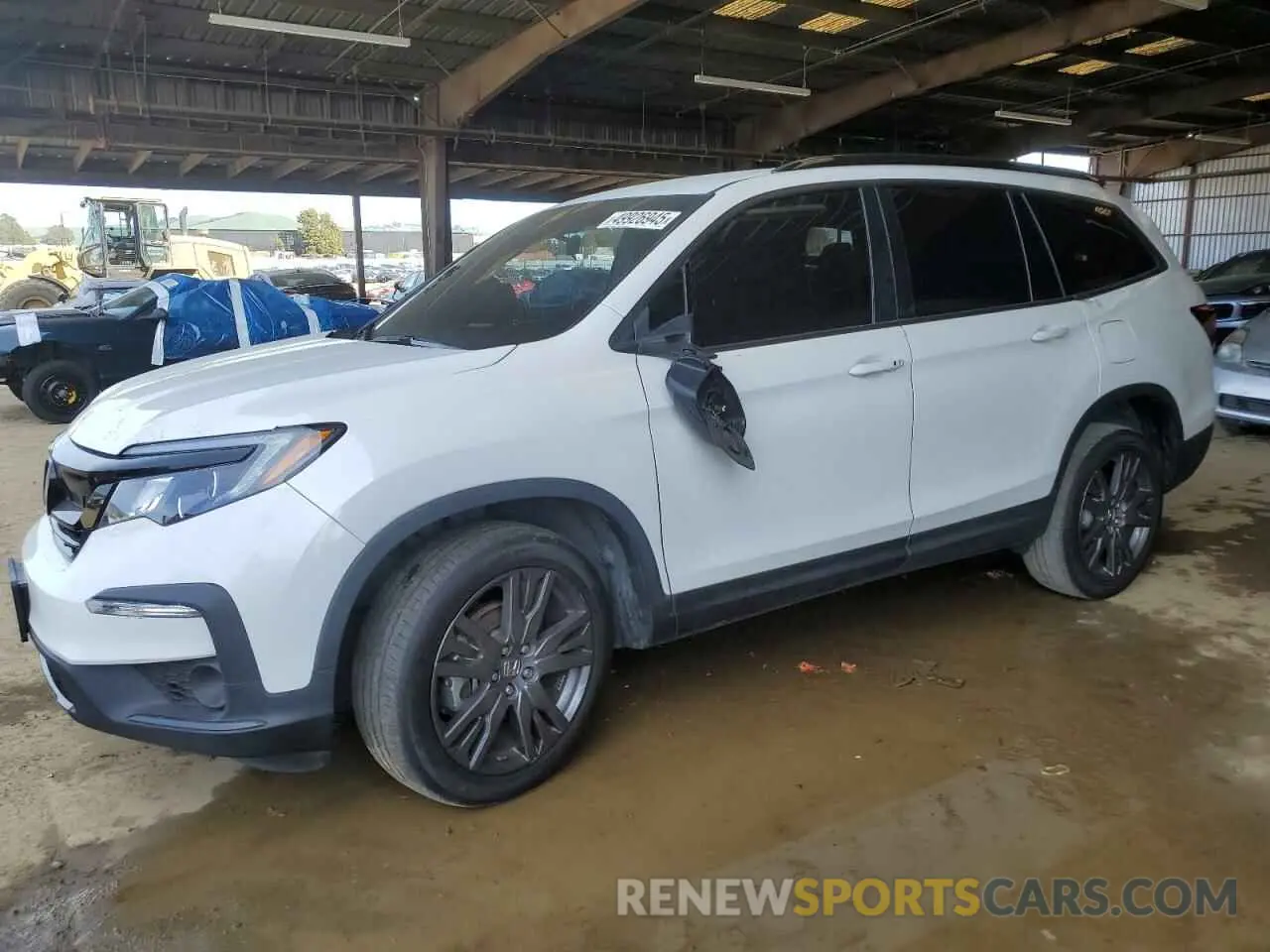1 Photograph of a damaged car 5FNYF6H34NB104146 HONDA PILOT 2022