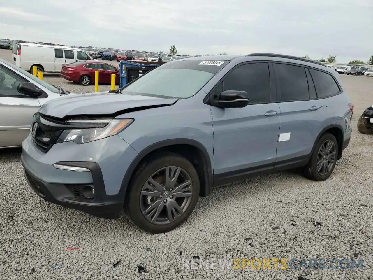 1 Фотография поврежденного автомобиля 5FNYF6H38NB032867 HONDA PILOT 2022