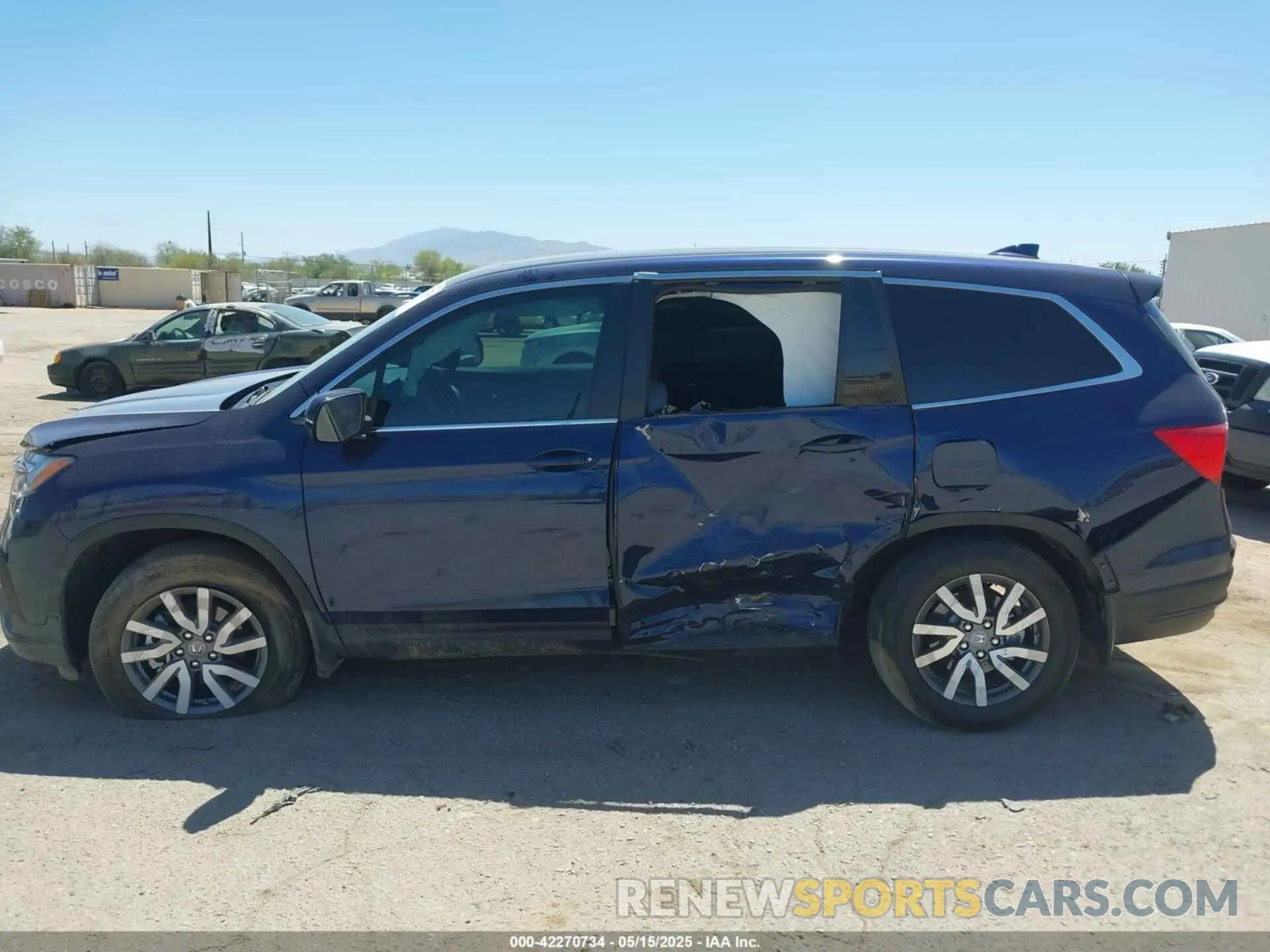 13 Photograph of a damaged car 5FNYF6H50NB020536 HONDA PILOT 2022