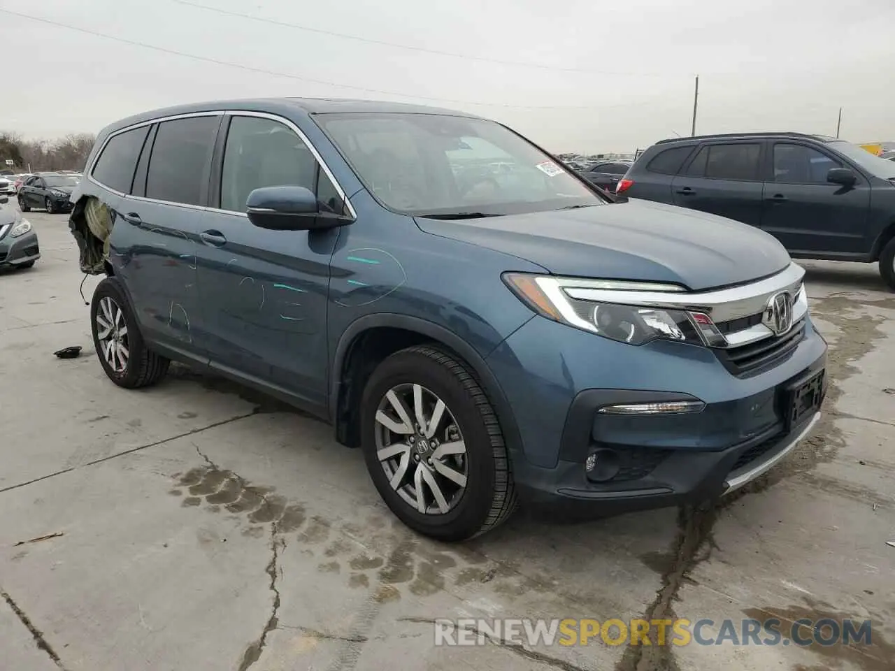 4 Фотография поврежденного автомобиля 5FNYF6H51NB009139 HONDA PILOT 2022