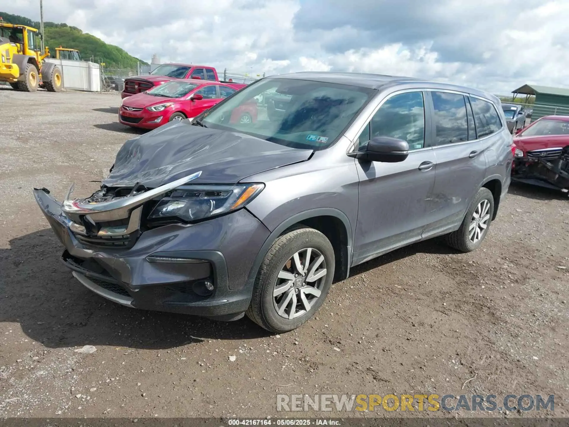 2 Photograph of a damaged car 5FNYF6H51NB036552 HONDA PILOT 2022