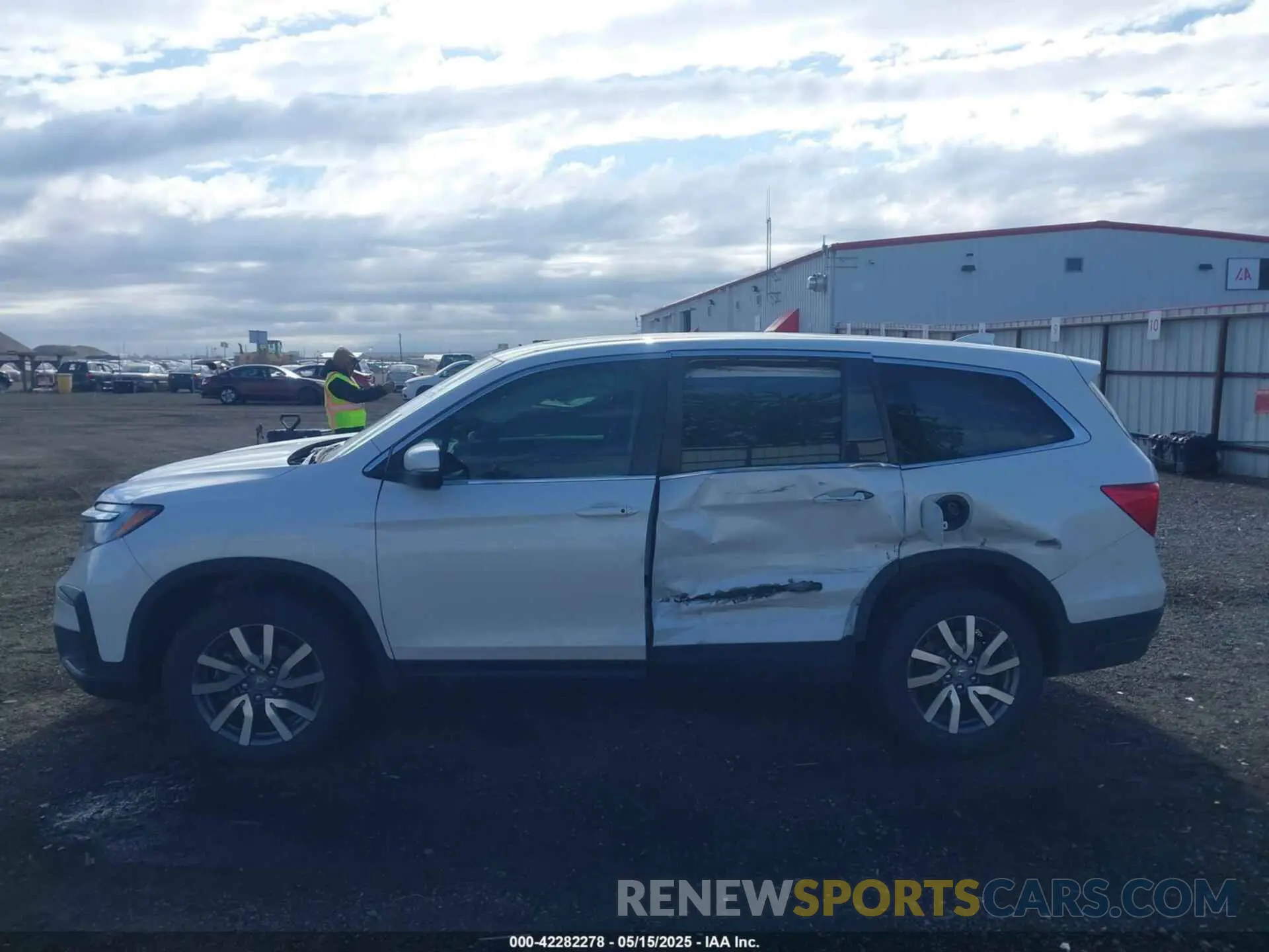 14 Фотография поврежденного автомобиля 5FNYF6H51NB087422 HONDA PILOT 2022