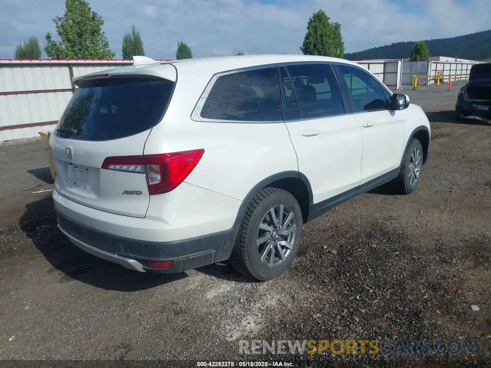 4 Фотография поврежденного автомобиля 5FNYF6H51NB087422 HONDA PILOT 2022
