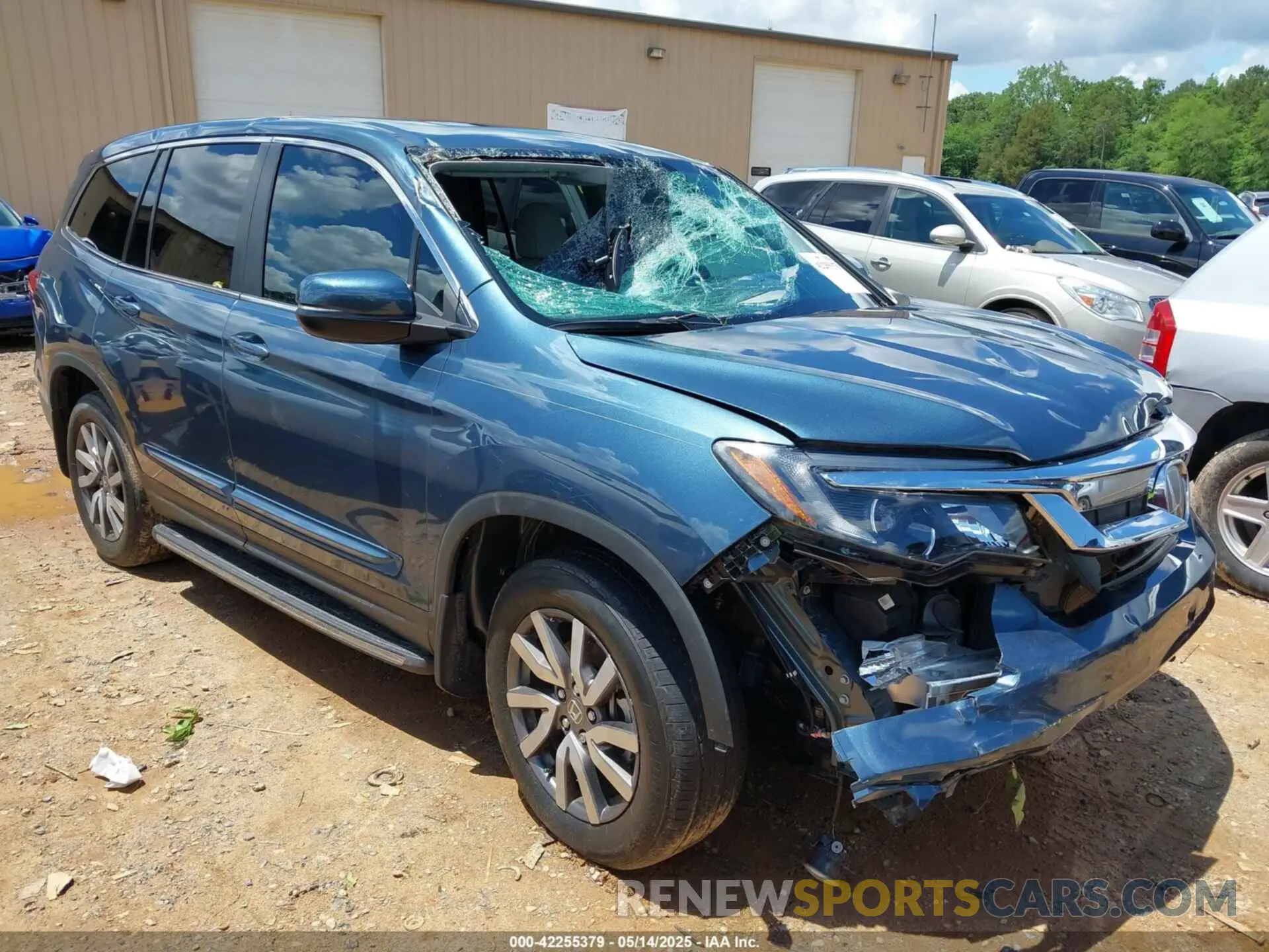 1 Photograph of a damaged car 5FNYF6H53NB023298 HONDA PILOT 2022