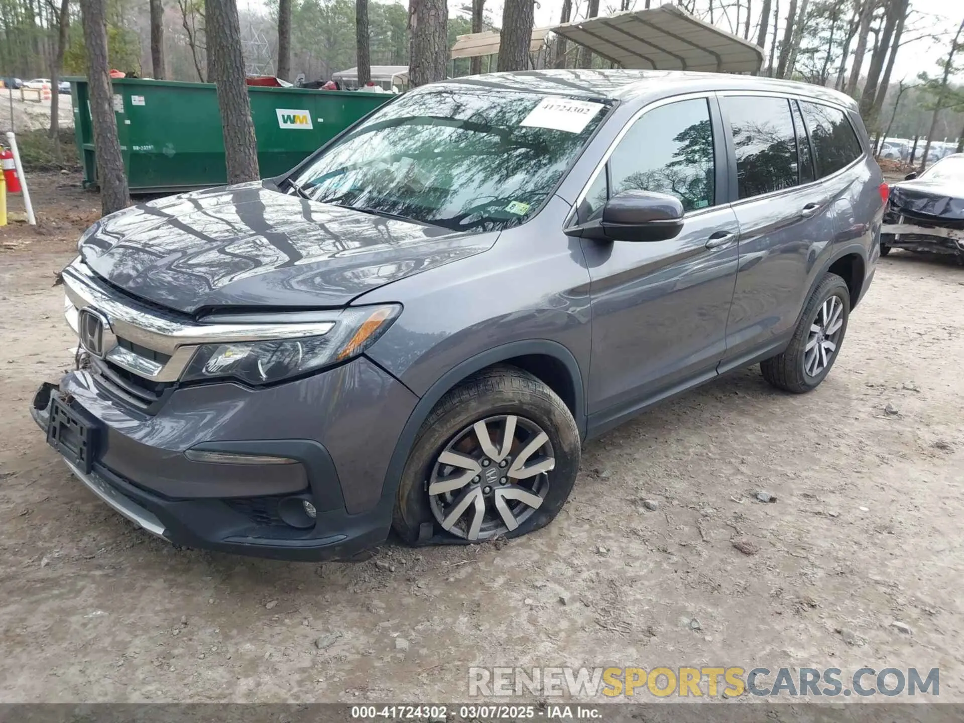 2 Photograph of a damaged car 5FNYF6H54NB009670 HONDA PILOT 2022