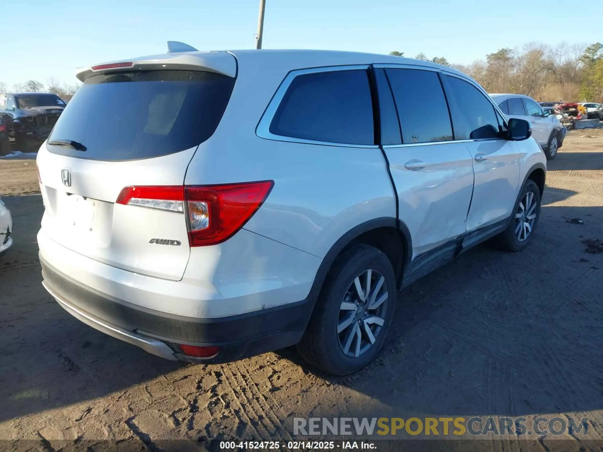 4 Фотография поврежденного автомобиля 5FNYF6H54NB084899 HONDA PILOT 2022