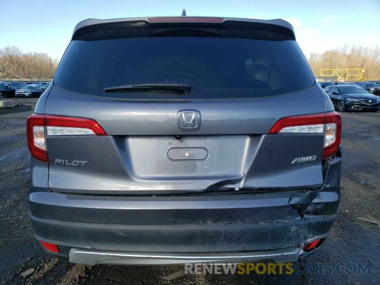 6 Фотография поврежденного автомобиля 5FNYF6H55NB023156 HONDA PILOT 2022