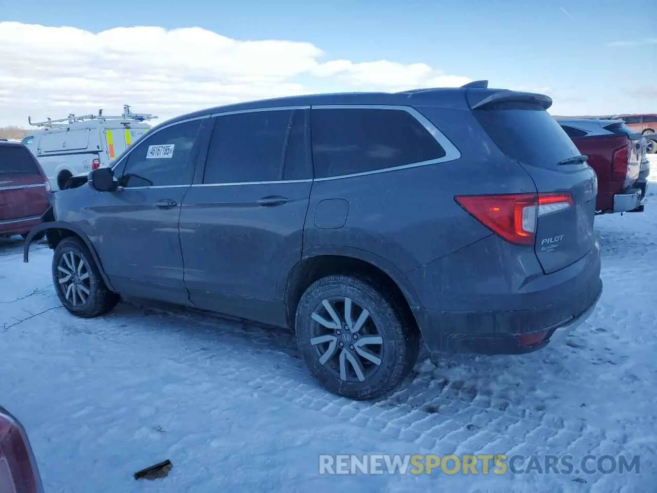 2 Photograph of a damaged car 5FNYF6H56NB098769 HONDA PILOT 2022