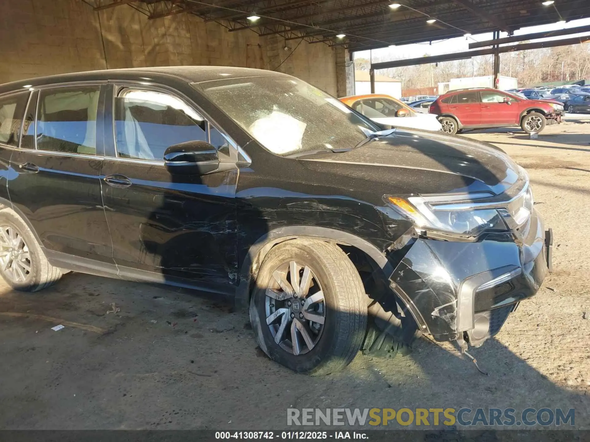 6 Photograph of a damaged car 5FNYF6H57NB035910 HONDA PILOT 2022