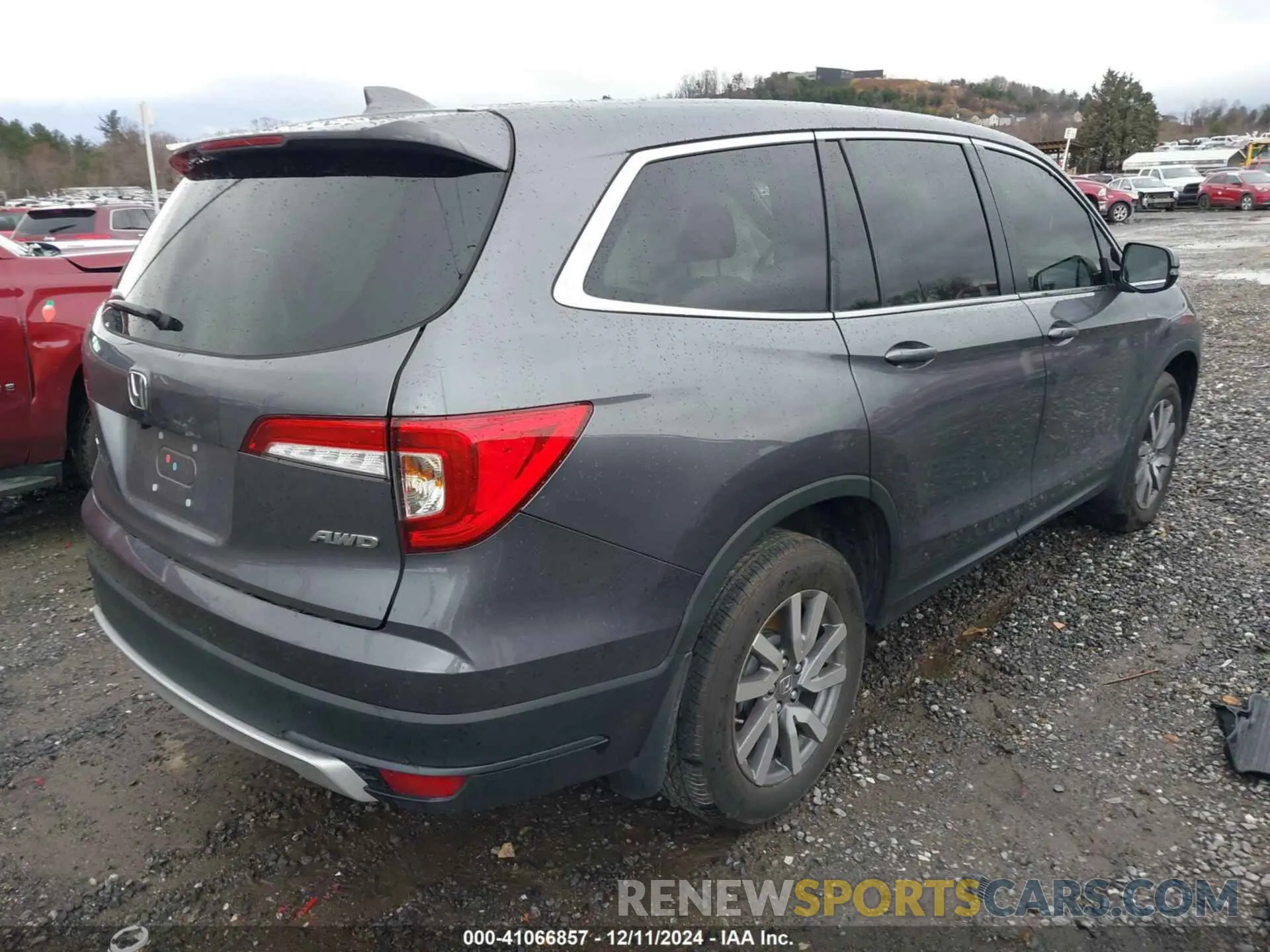 4 Фотография поврежденного автомобиля 5FNYF6H57NB038144 HONDA PILOT 2022