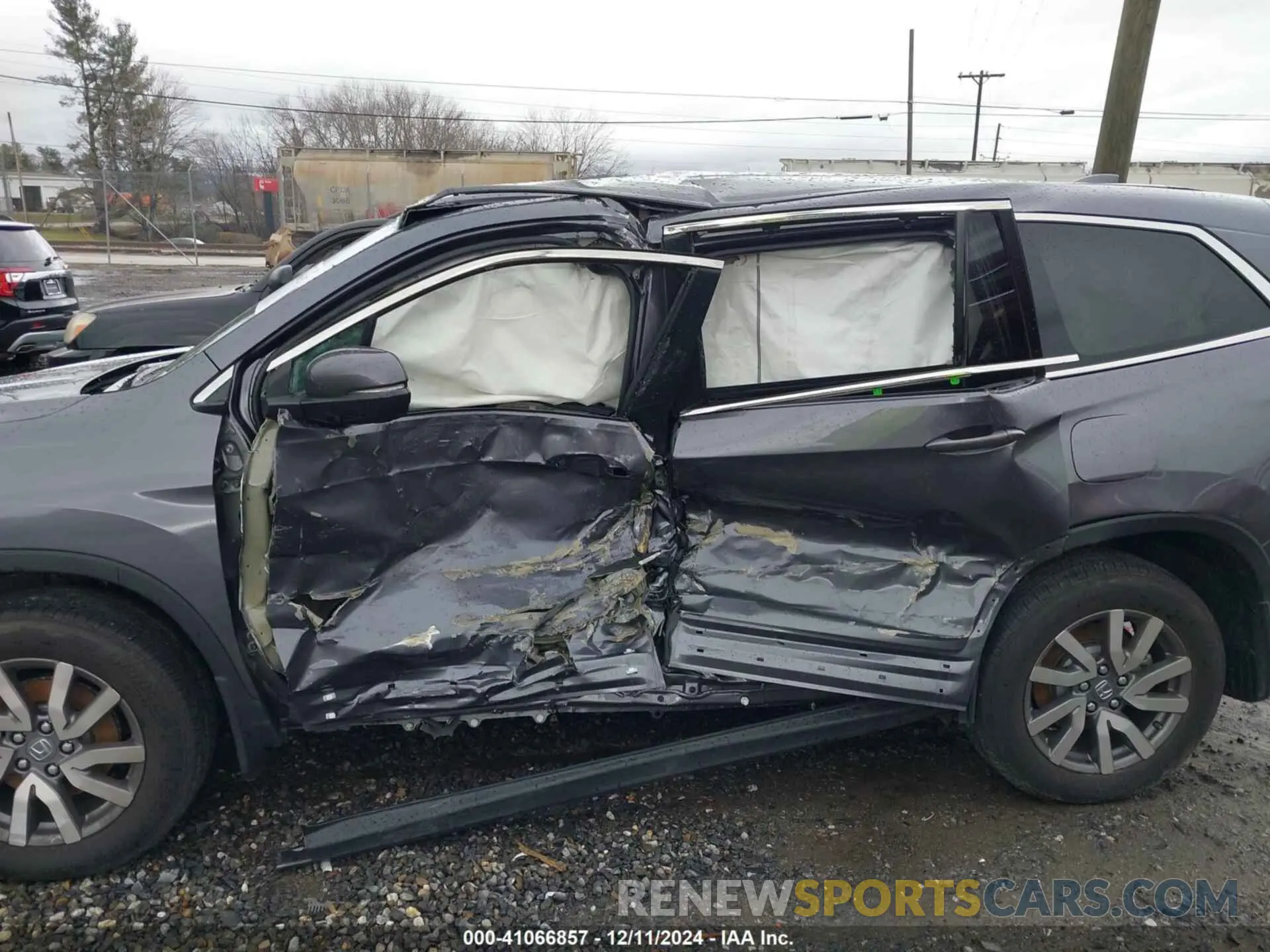6 Фотография поврежденного автомобиля 5FNYF6H57NB038144 HONDA PILOT 2022