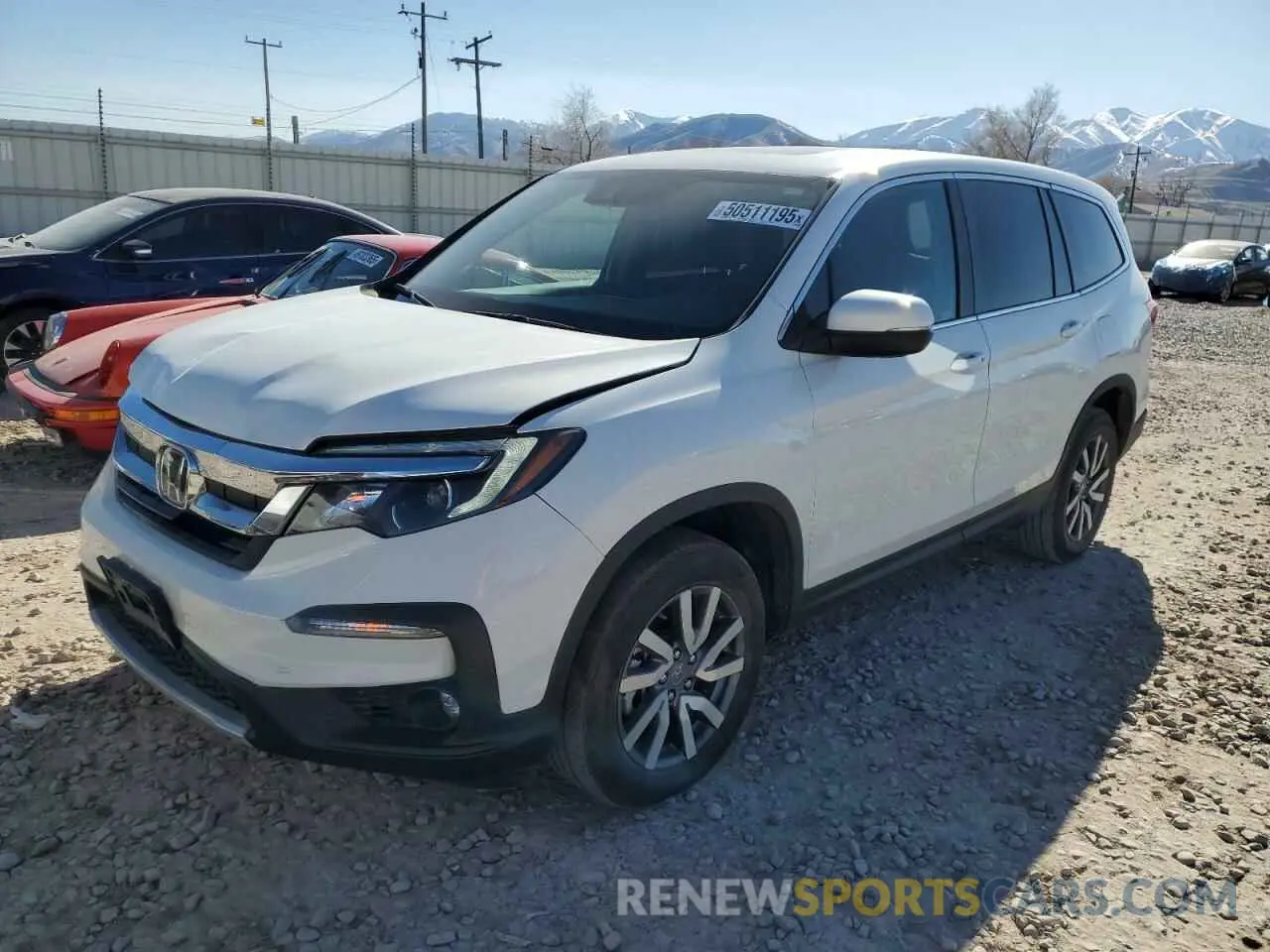 1 Photograph of a damaged car 5FNYF6H58NB011731 HONDA PILOT 2022