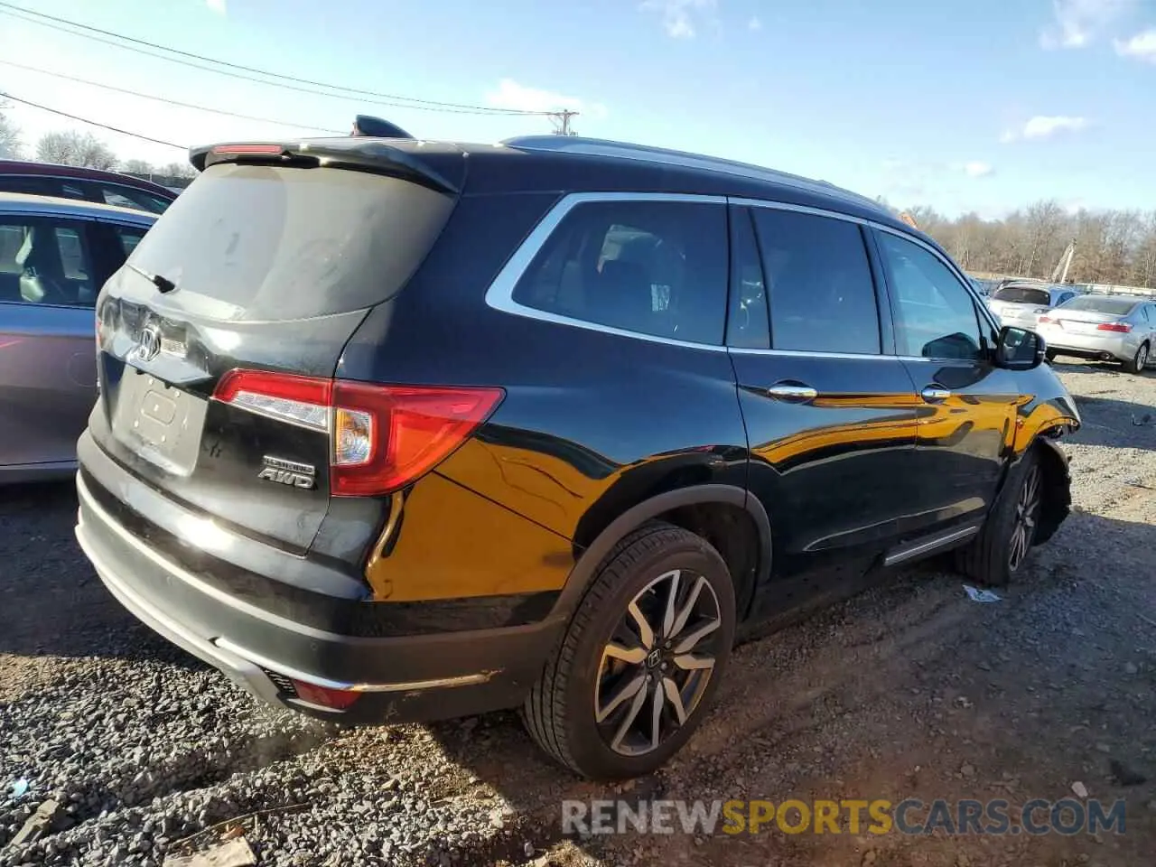 3 Фотография поврежденного автомобиля 5FNYF6H60NB091924 HONDA PILOT 2022