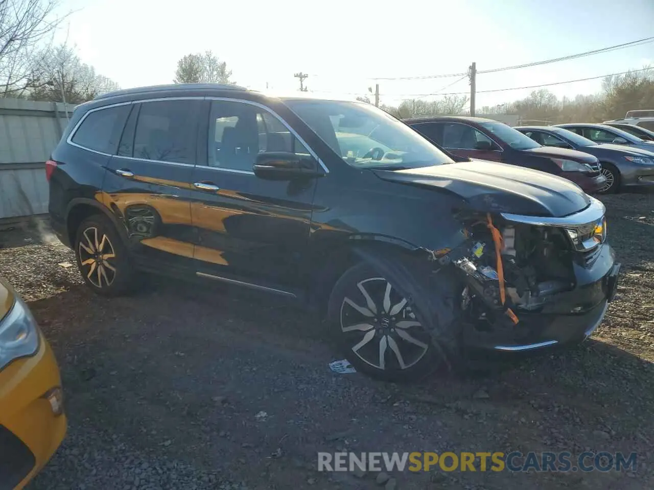 4 Фотография поврежденного автомобиля 5FNYF6H60NB091924 HONDA PILOT 2022