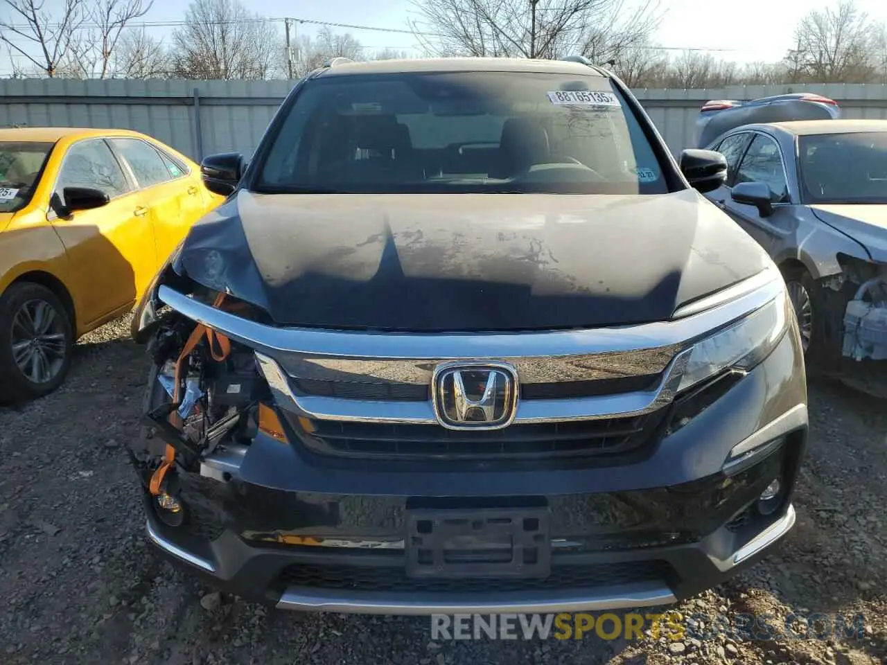 5 Фотография поврежденного автомобиля 5FNYF6H60NB091924 HONDA PILOT 2022