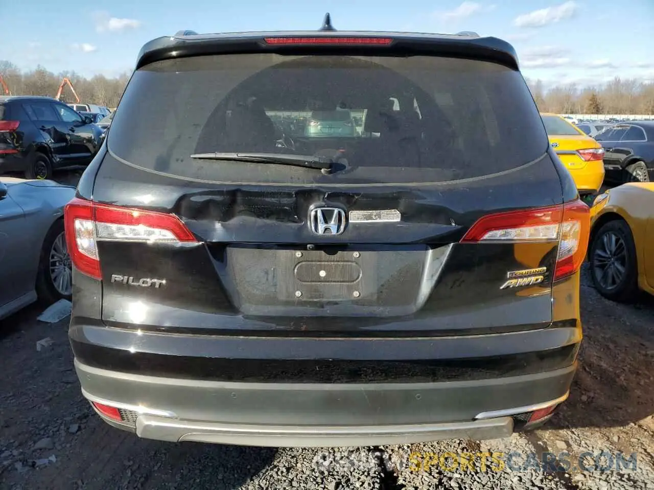 6 Фотография поврежденного автомобиля 5FNYF6H60NB091924 HONDA PILOT 2022