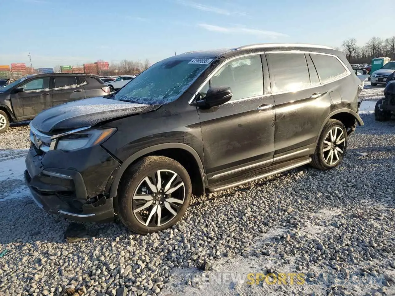1 Photograph of a damaged car 5FNYF6H60NB100721 HONDA PILOT 2022