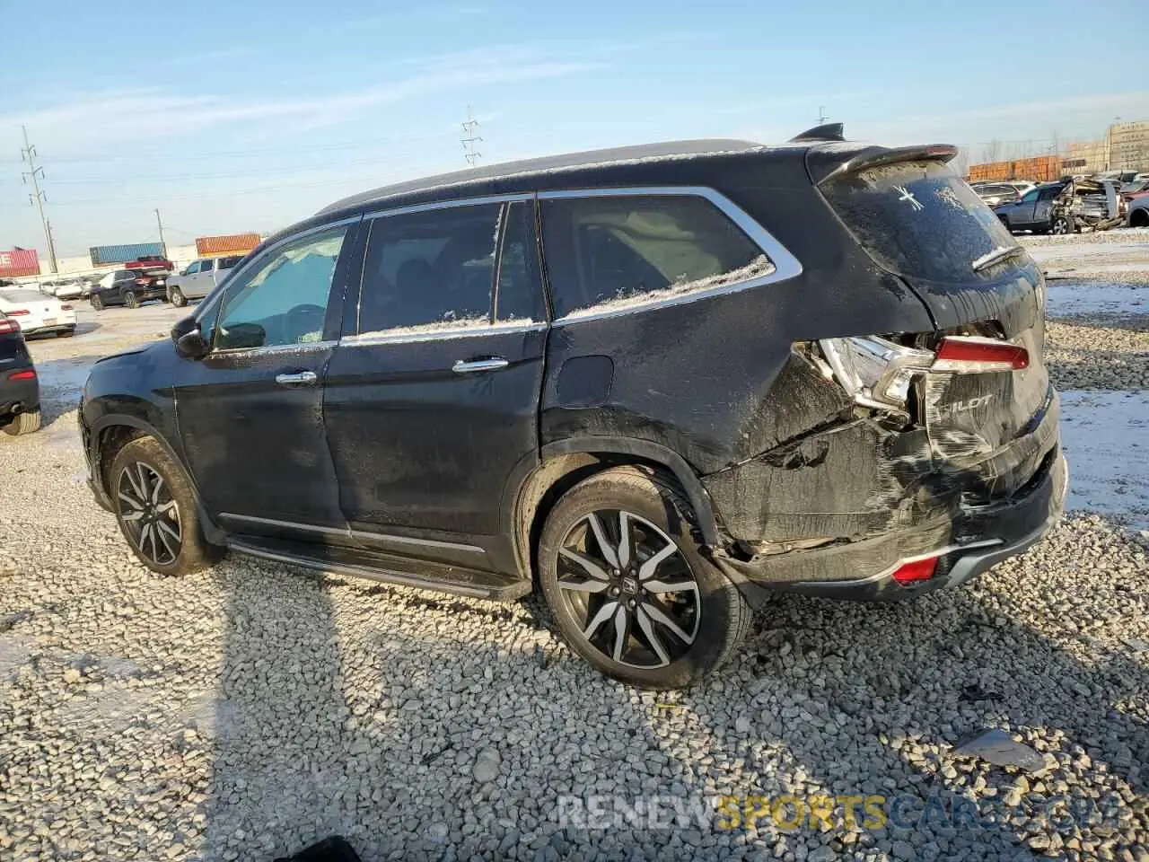 2 Photograph of a damaged car 5FNYF6H60NB100721 HONDA PILOT 2022