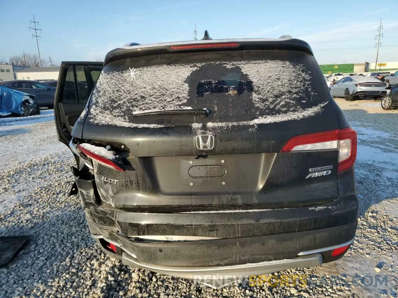 6 Photograph of a damaged car 5FNYF6H60NB100721 HONDA PILOT 2022