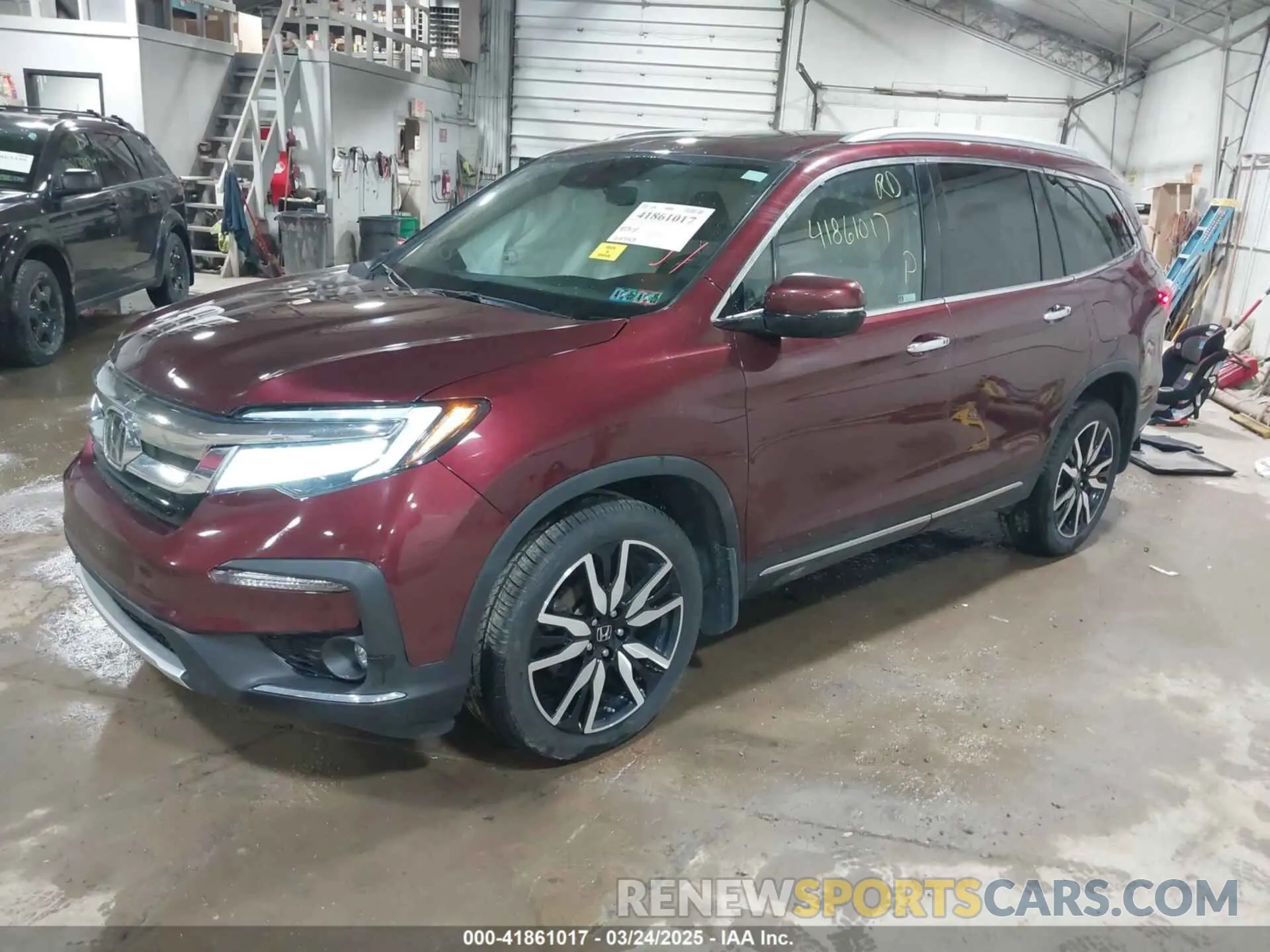 2 Photograph of a damaged car 5FNYF6H61NB045597 HONDA PILOT 2022